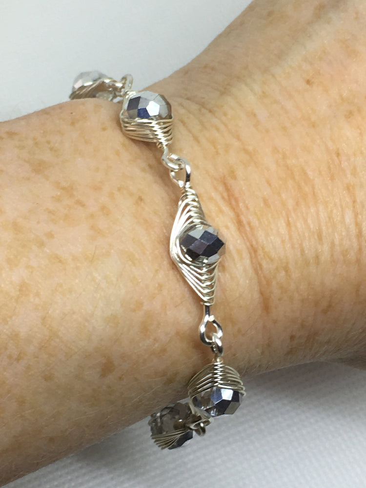 Herringbone Sparkle Bracelet
