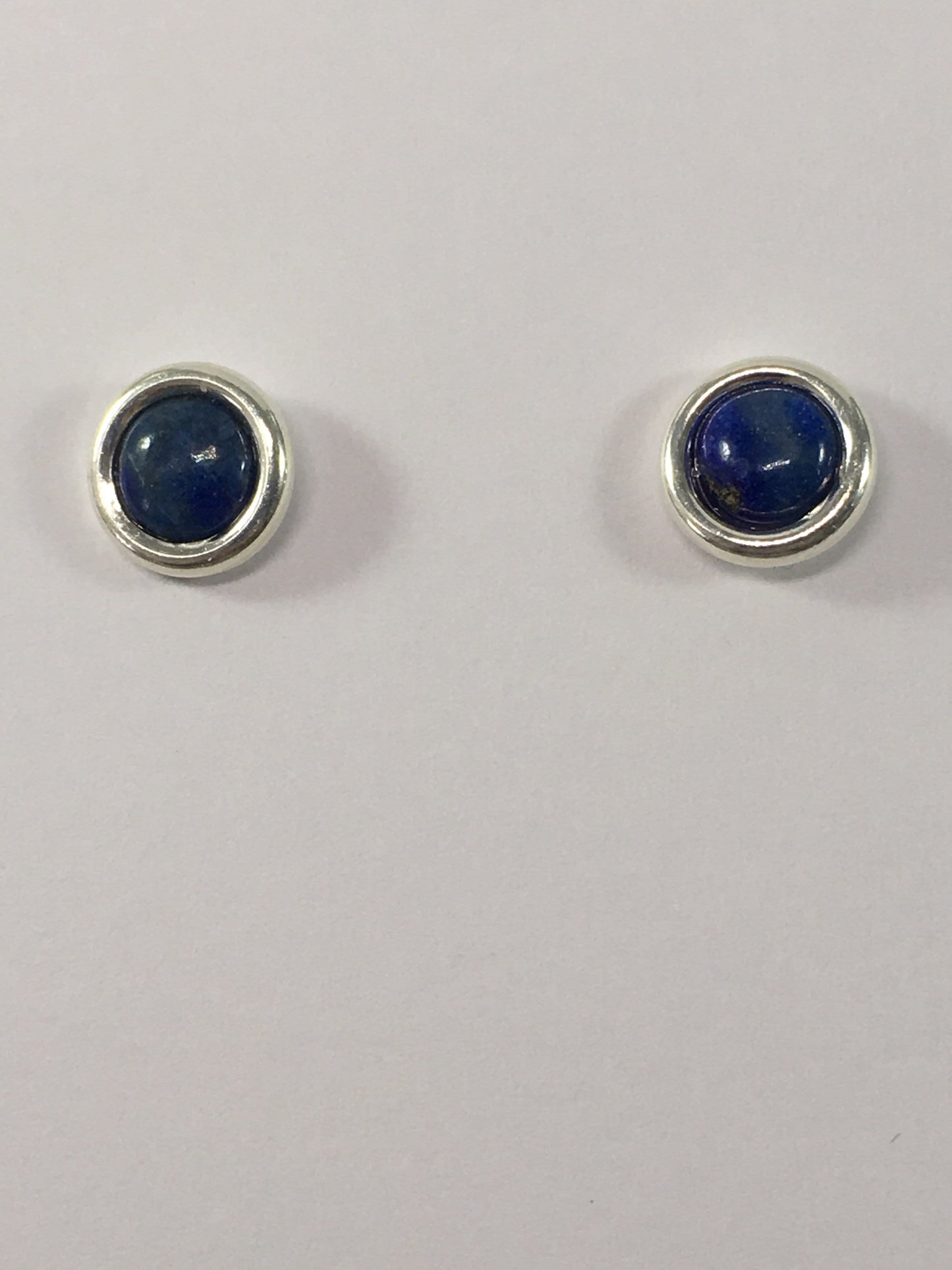 Earrings Lapis Gemstone Stud Earrings Jewelz Galore