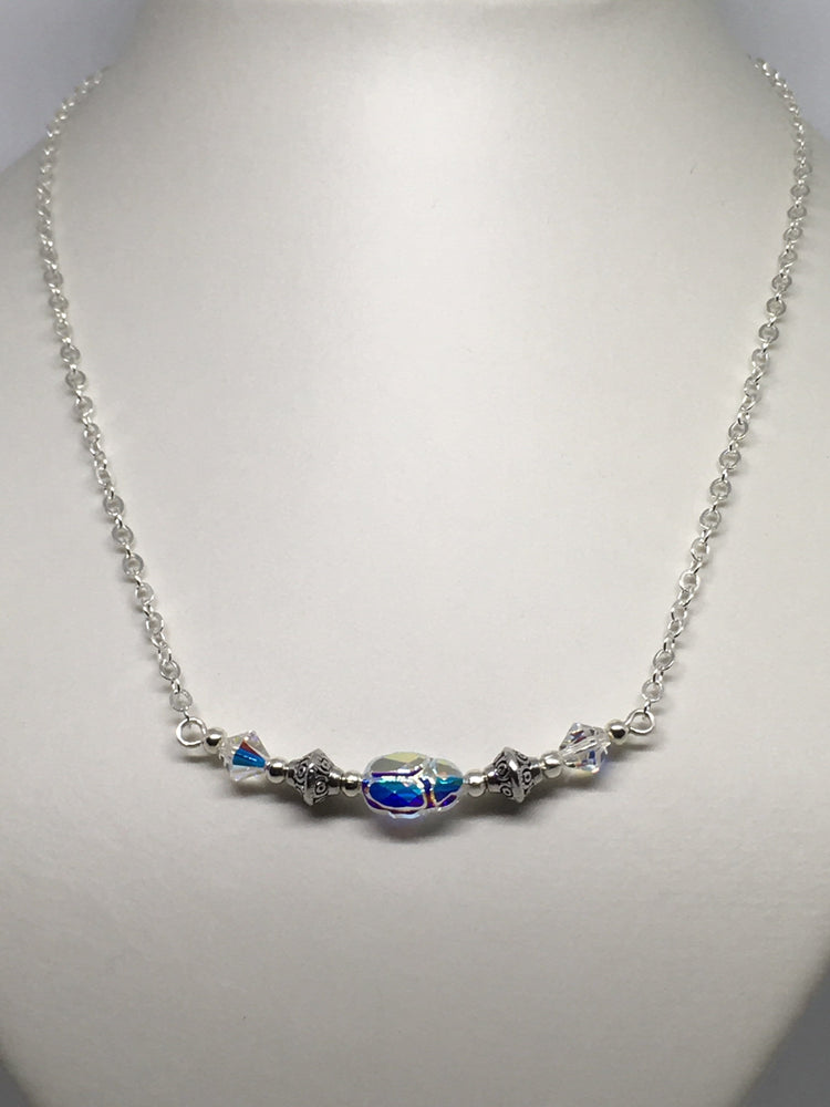 Swarovski Scarab Beetle Necklace