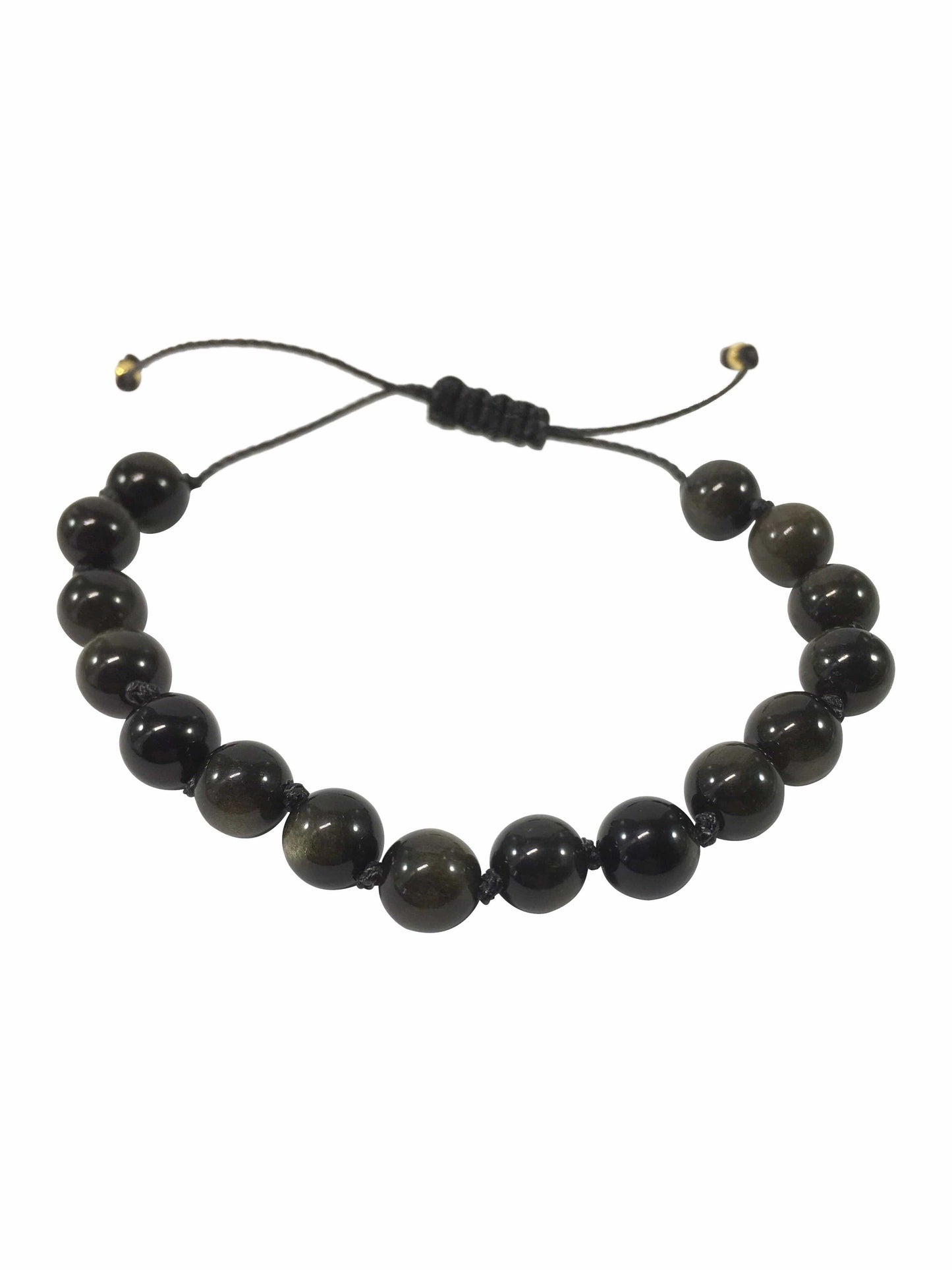 Bracelet Golden Obsidian Knotted Bracelet Jewelz Galore Golden Obsidian Bracelet | Jewelz Galore | Jewellery In Cambridge