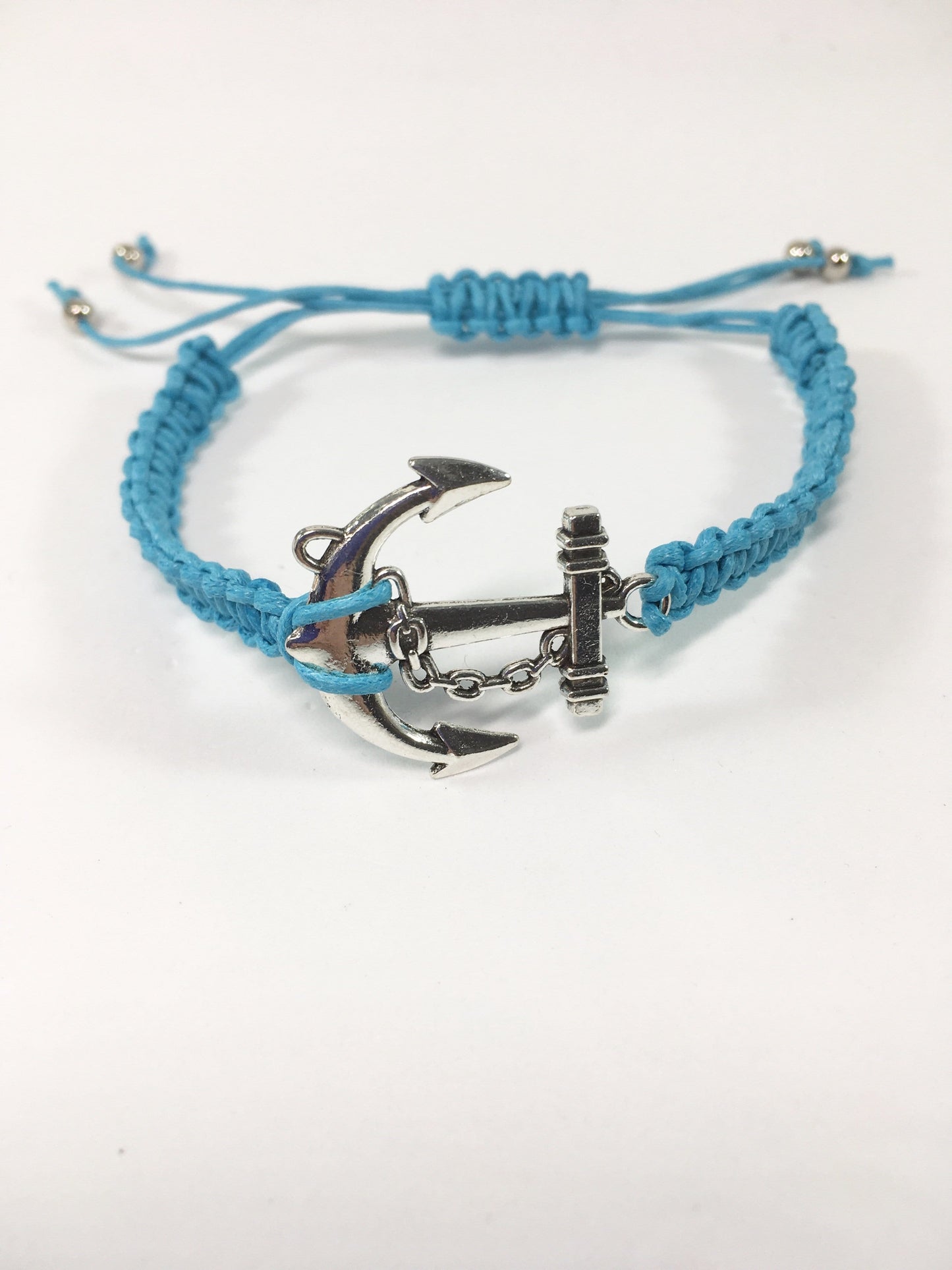Bracelet Blue Nautical Macrame Bracelet Jewelz Galore Handmade Nautical Macrame Bracelet | Jewelz Galore | Jewellery Online