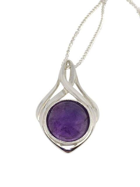 Necklace Amethyst Sterling Silver Celtic Twist Gemstone Pendant Jewelz Galore Sterling Silver Celtic Gemstone Pendant | Jewelz Galore | Jewellery