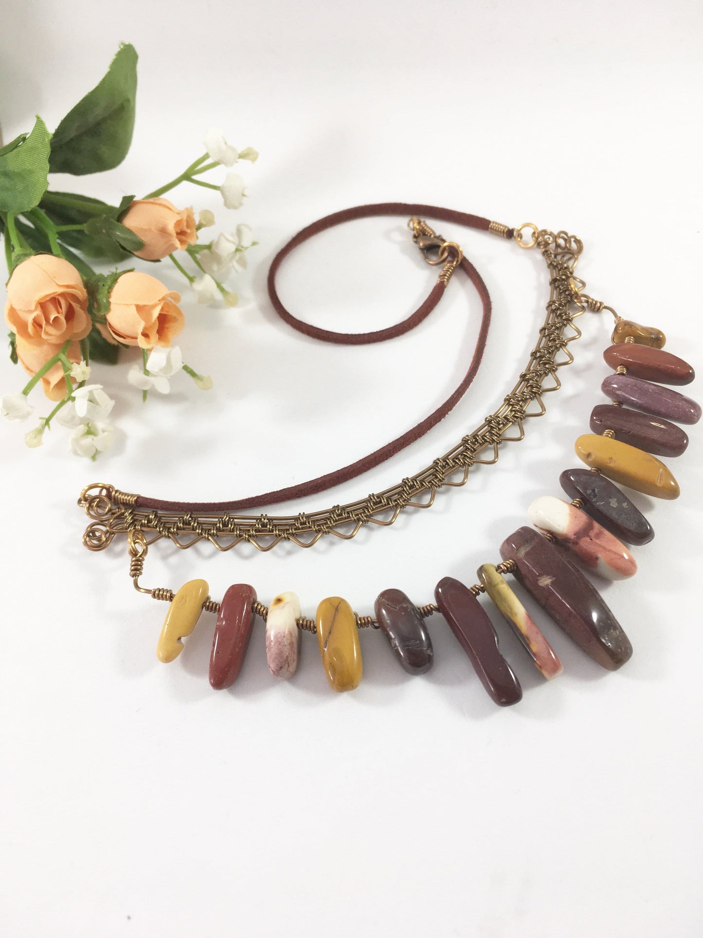 Necklace Mookaite Gemstone Necklace Jewelz Galore Mookaite Gemstone Necklace | Jewelz Galore | Jewellery In Cambridge