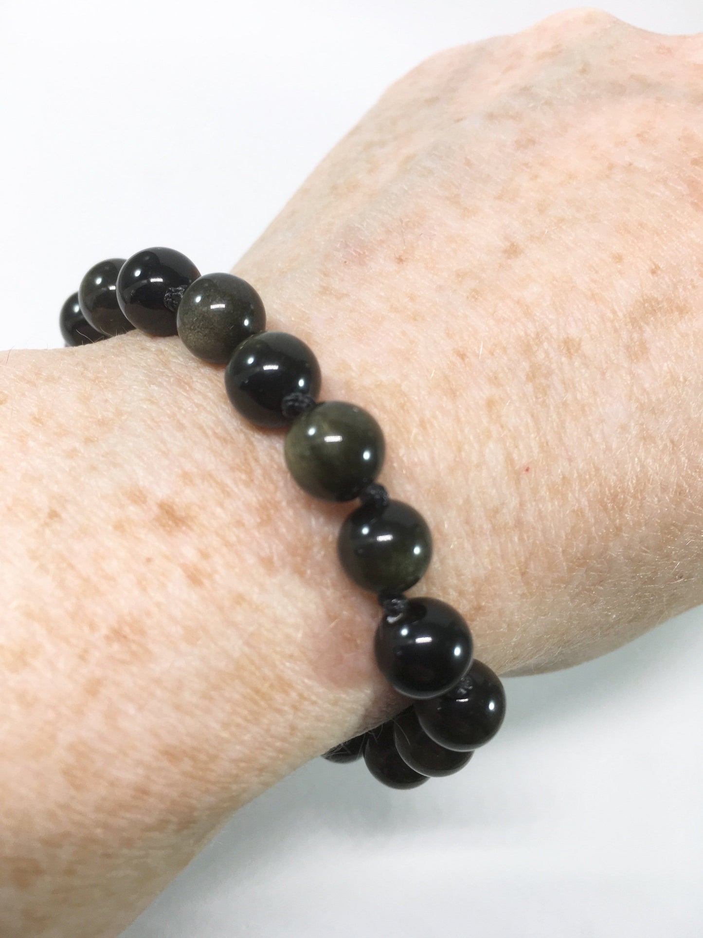 Bracelet Golden Obsidian Knotted Bracelet Jewelz Galore Golden Obsidian Bracelet | Jewelz Galore | Jewellery In Cambridge