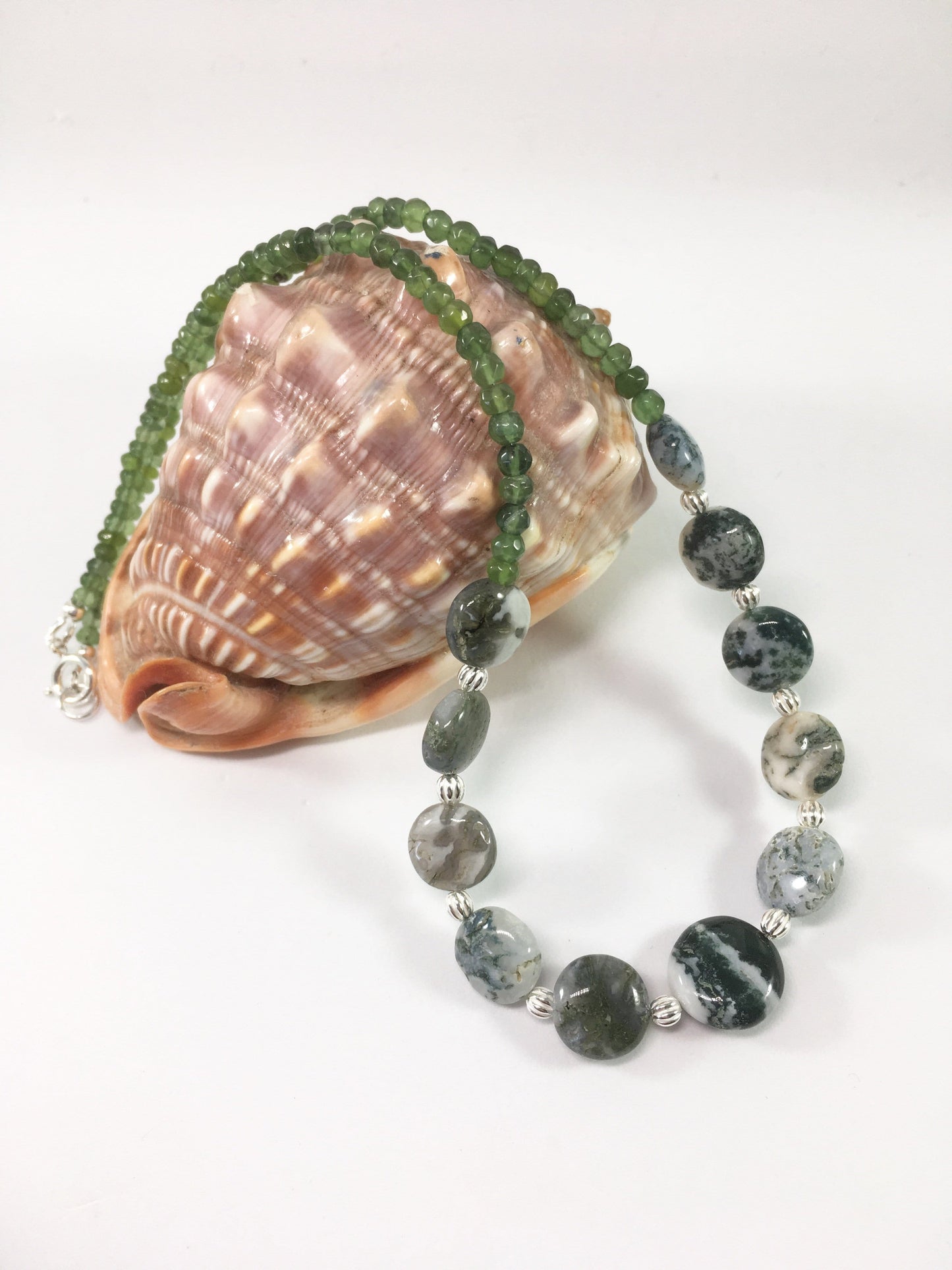 Necklace Shades Of Green Necklace Jewelz Galore