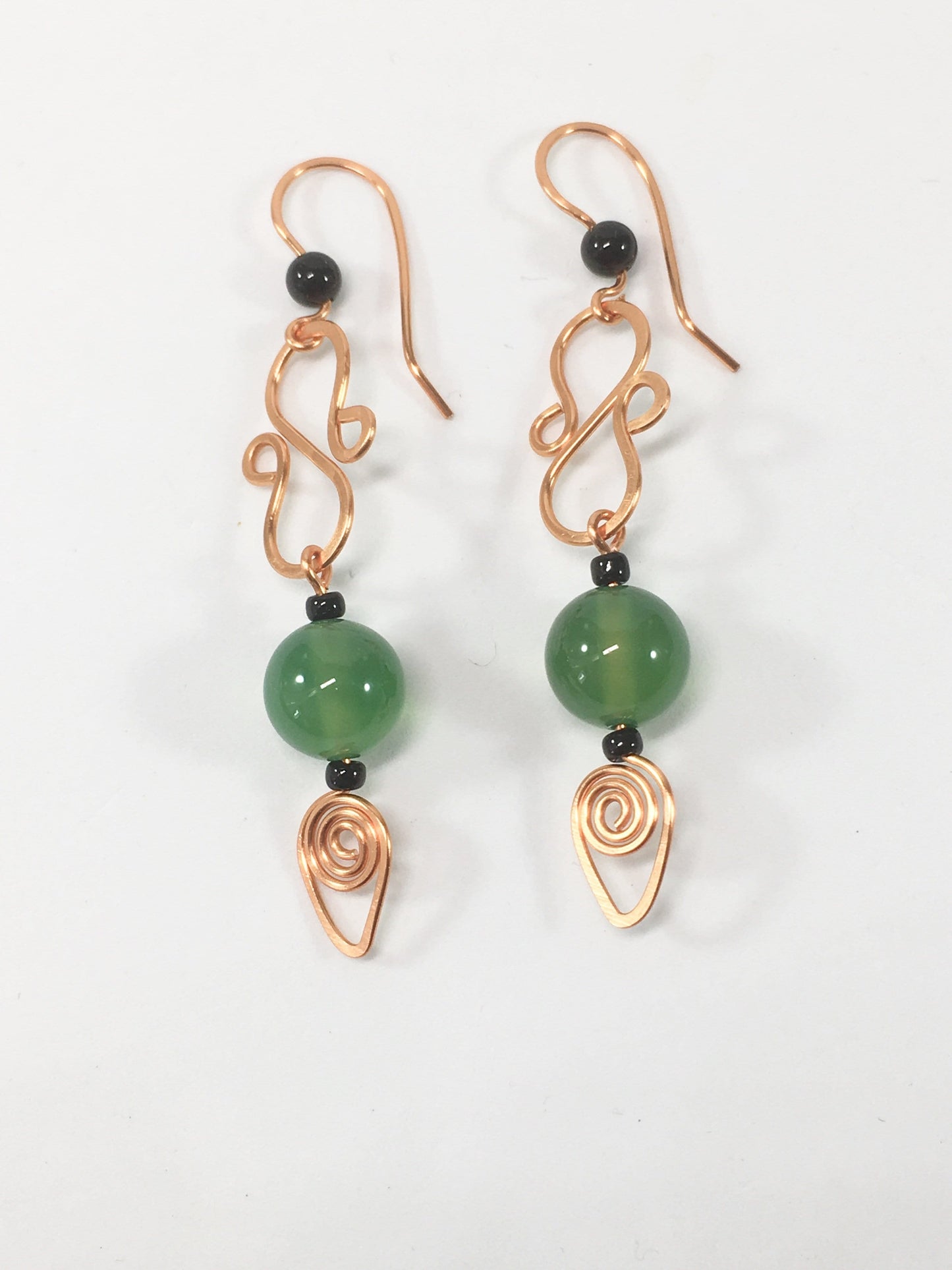 Earrings Green Figure Of Eight Earrings Jewelz Galore Agate Earrings | Jewelz Galore | Cambridge