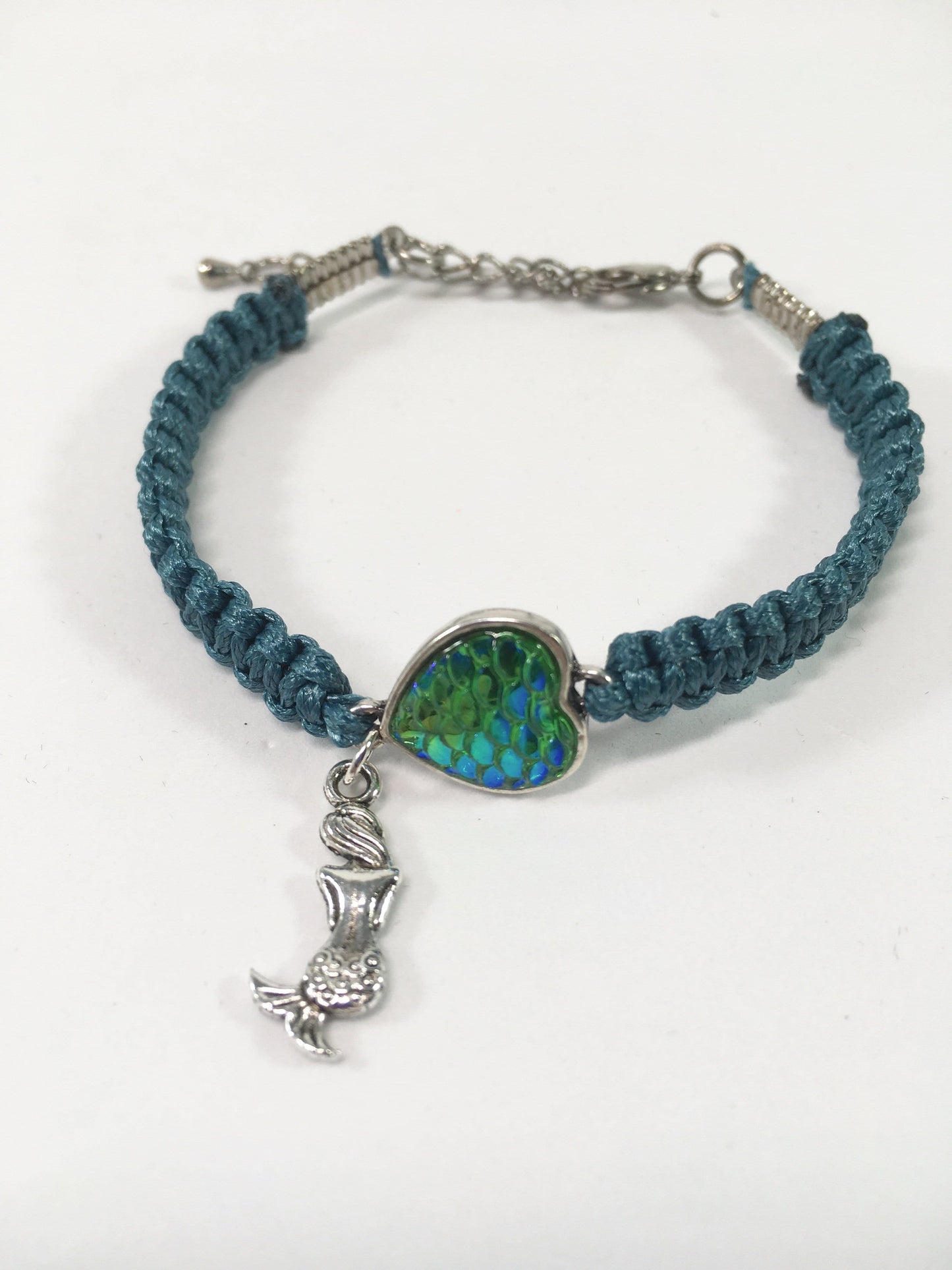 Bracelet Green Macrame Mermaid Bracelet Jewelz Galore Macrame Mermaid Bracelet | Jewelz Galore | Jewellery In Cambridge