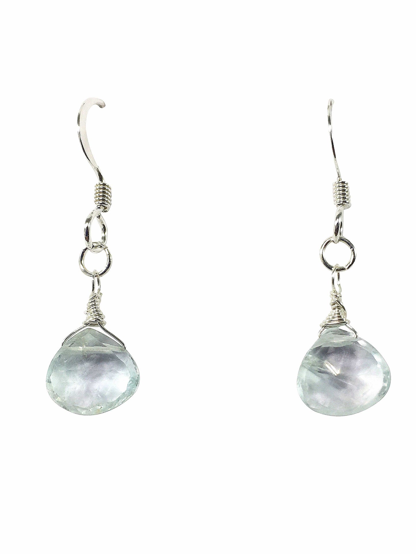 Earrings Aquamarine Briolette Earrings Jewelz Galore Aquamarine Gemstone Earrings | Jewelz Galore | Handmade Jewellery
