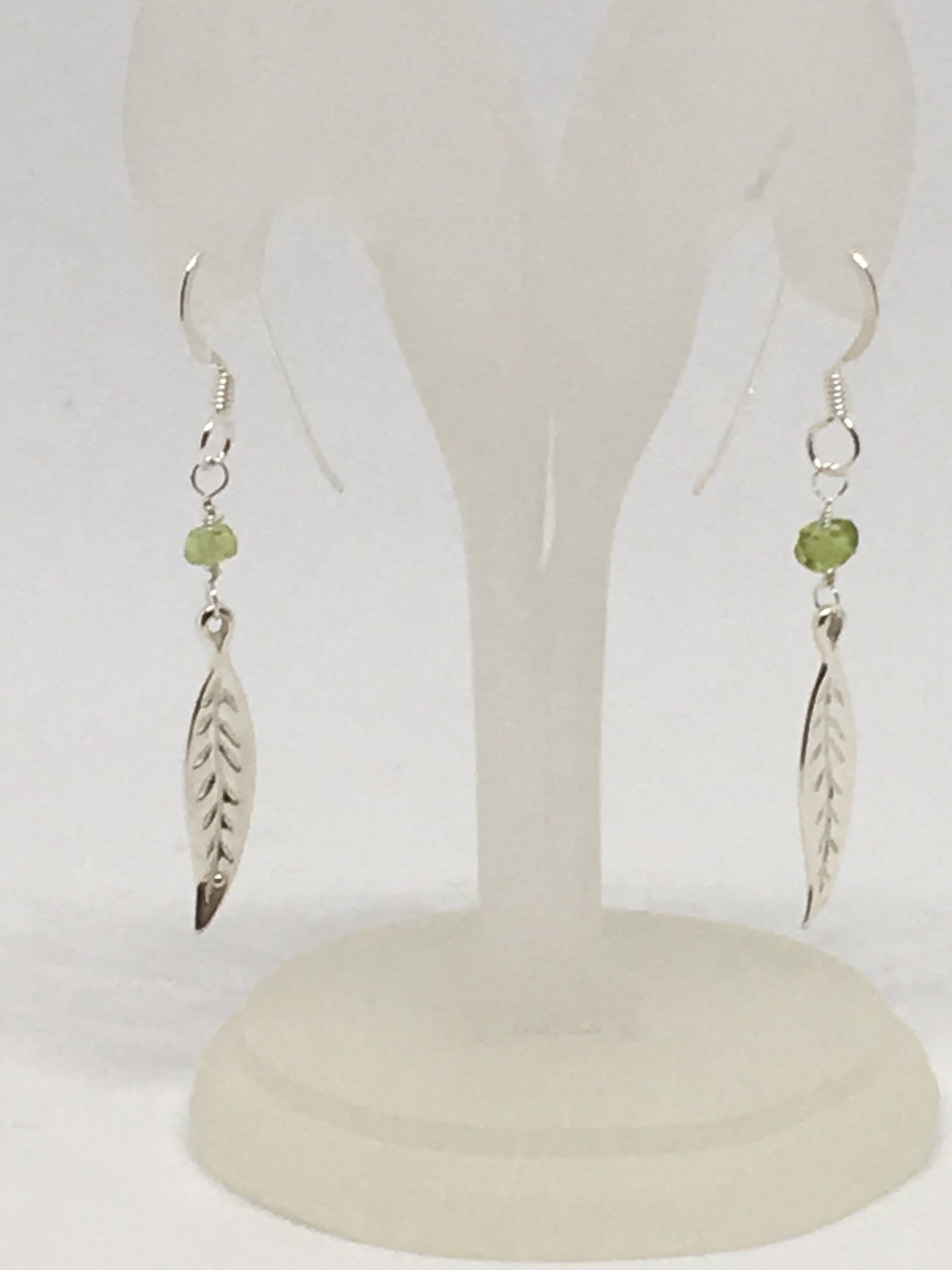Earrings Sterling Silver And Peridot Leaf Earrings Jewelz Galore Peridot Leaf Earrings | Jewelz Galore | Jewellery