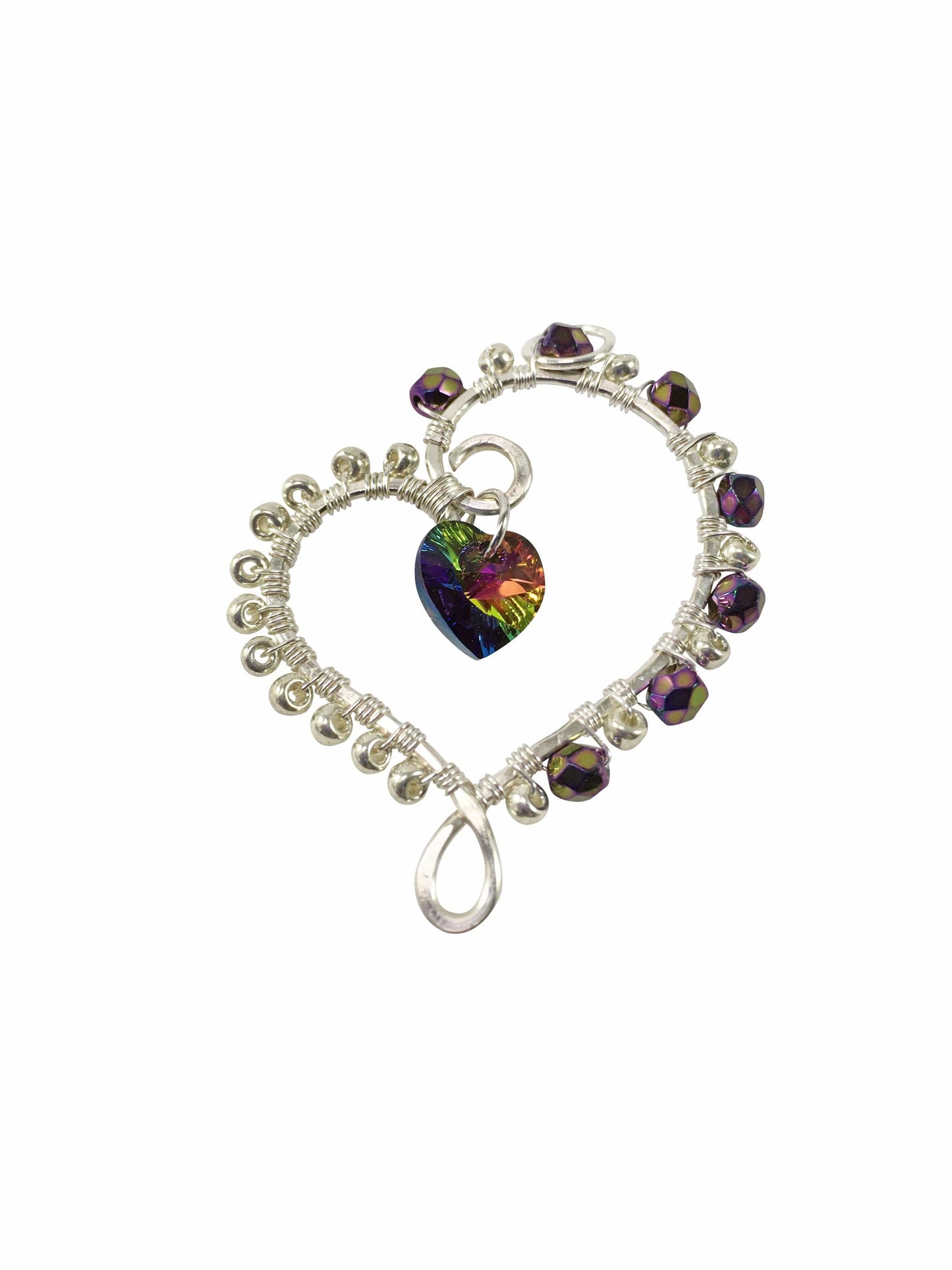 Necklace Wire Wrapped Heart Pendant Jewelz Galore Wire Wrapped Heart Pendant | Jewelz Galore | Cambridge