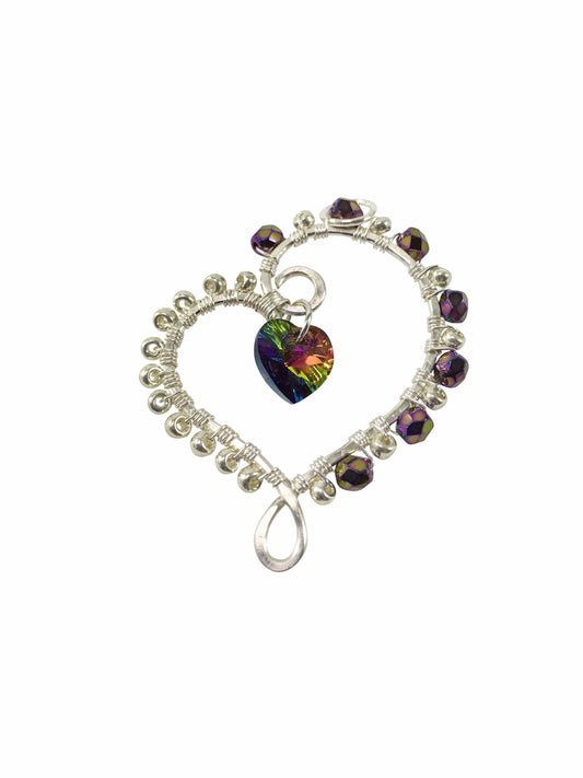 Necklace Wire Wrapped Heart Pendant Jewelz Galore Wire Wrapped Heart Pendant | Jewelz Galore | Cambridge