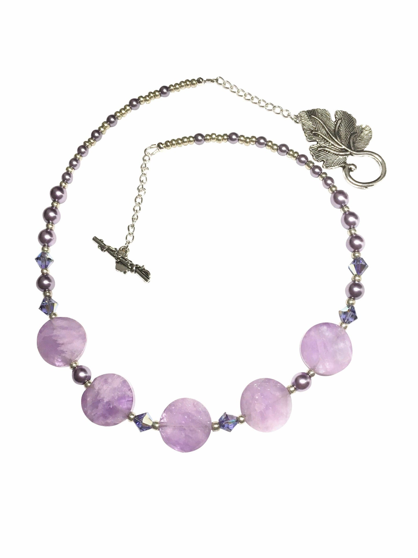 Necklace Amethyst Beaded Necklace Jewelz Galore Amethyst Beaded Necklace | Jewelz Galore | Handmade Jewellery Online