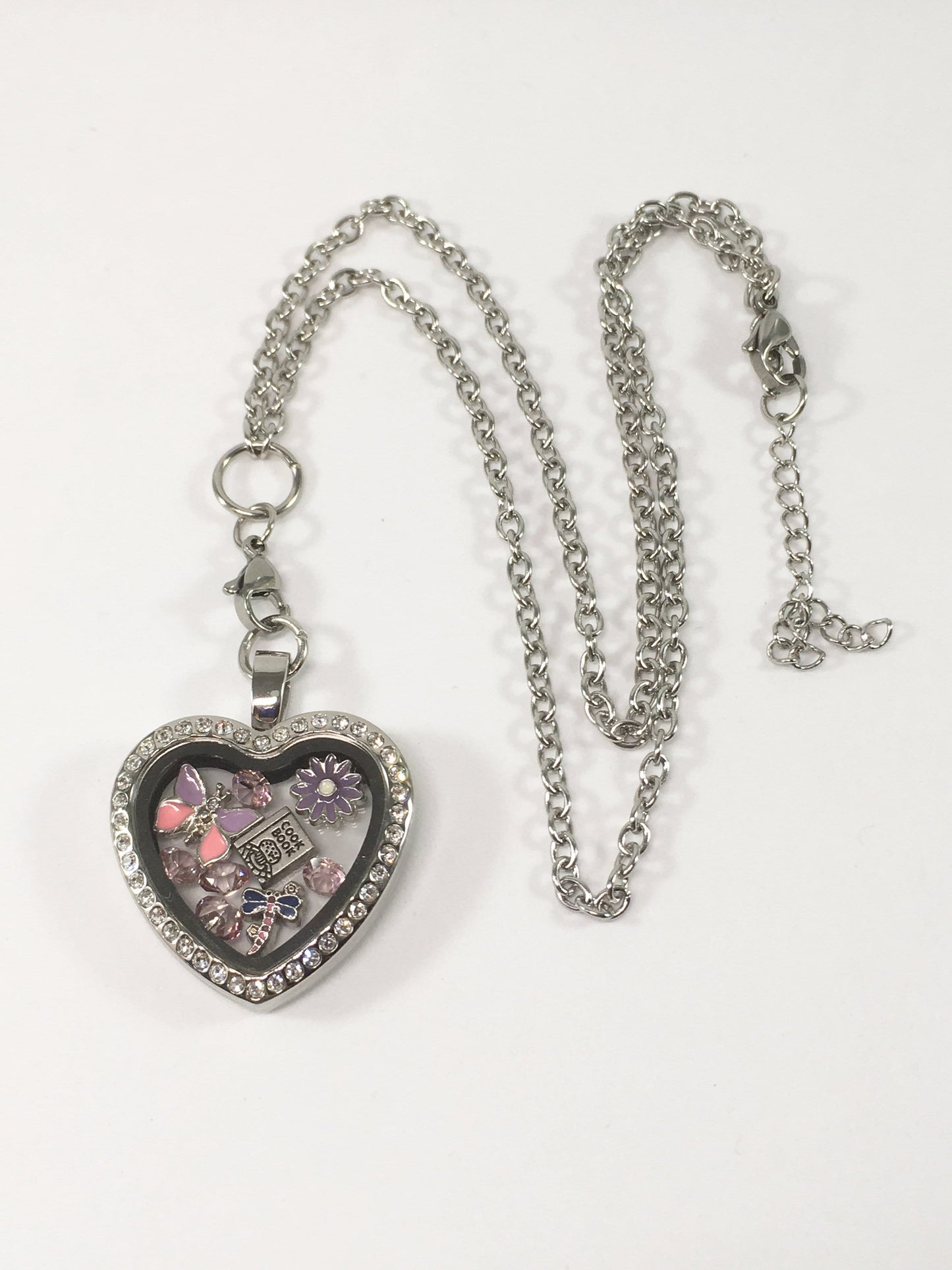Necklace Stainless Steel Heart Locket Jewelz Galore