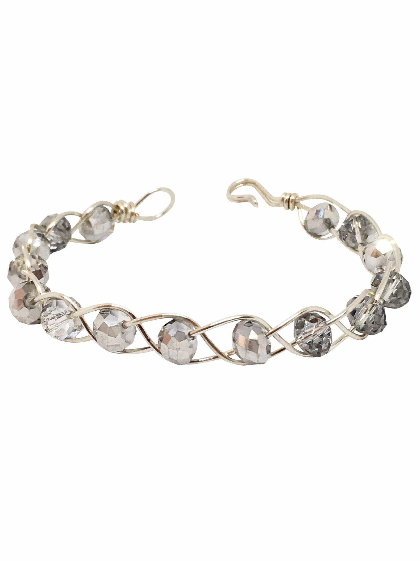 Bracelet Wire Braided Bangle Jewelz Galore Wire Braided Bangle | Jewelz Galore | Handmade Jewellery Cambridge