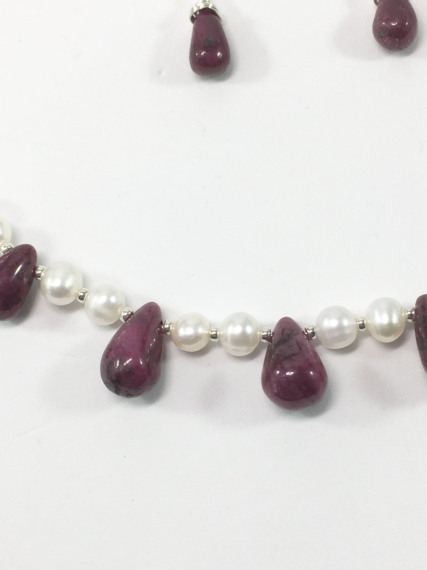 Necklace Ruby And Freshwater Pearl Bridal Necklace Jewelz Galore Ruby Bridal Necklace | Jewelz Galore | Jewellery