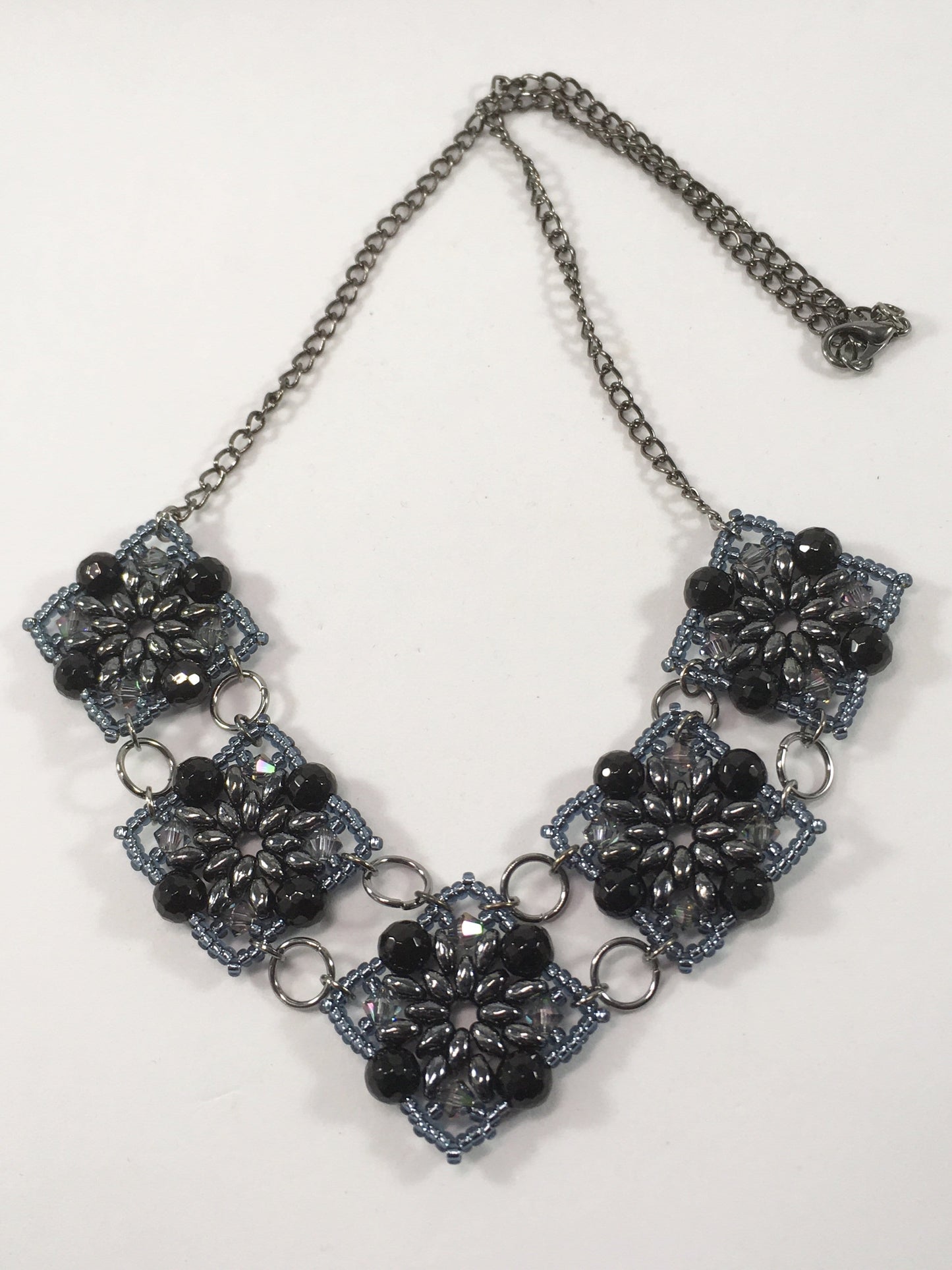 Necklace After Dark Necklace Jewelz Galore Beaded Black Agate Necklace | Jewelz Galore | Handmade Jewellery
