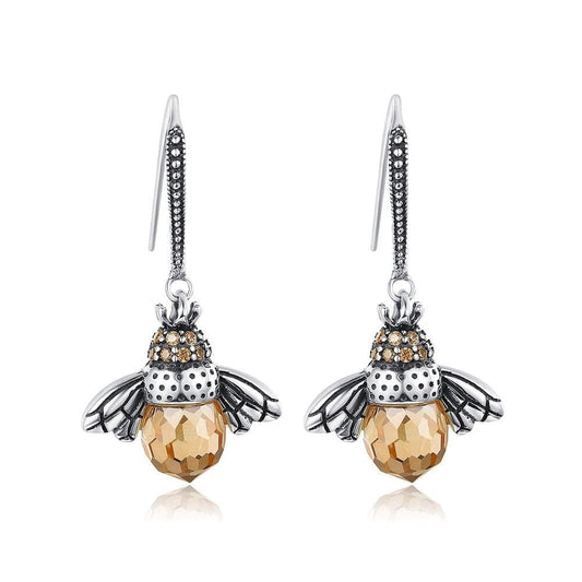 Earrings Sterling Silver Bee Earrings Jewelz Galore Silver Bee Earrings | Jewelz Galore | Jewellery