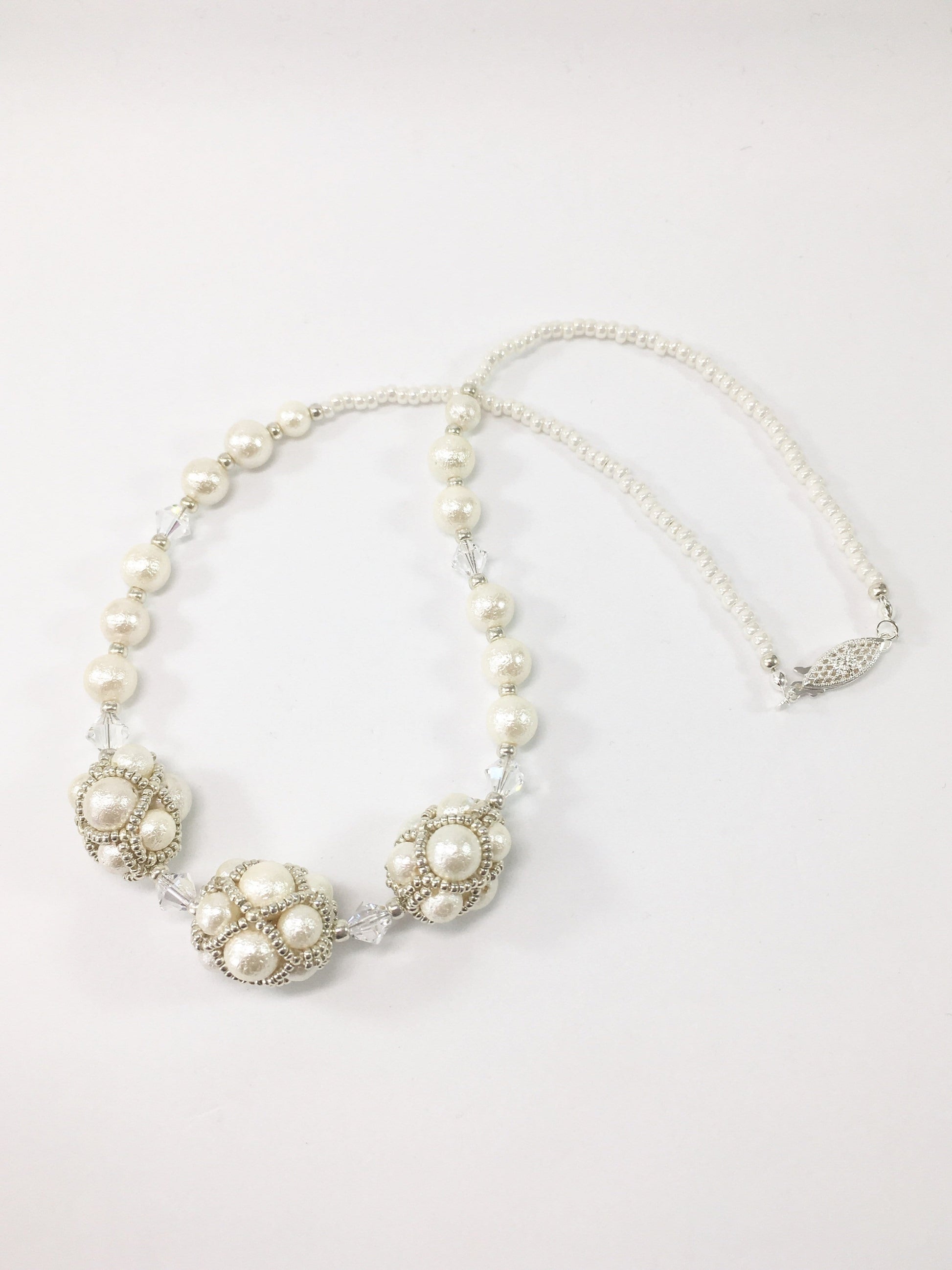 Necklace Ivory Shell Pearl Bridal Set Jewelz Galore Pearl Bridal Set | Jewelz Galore | Jewellery