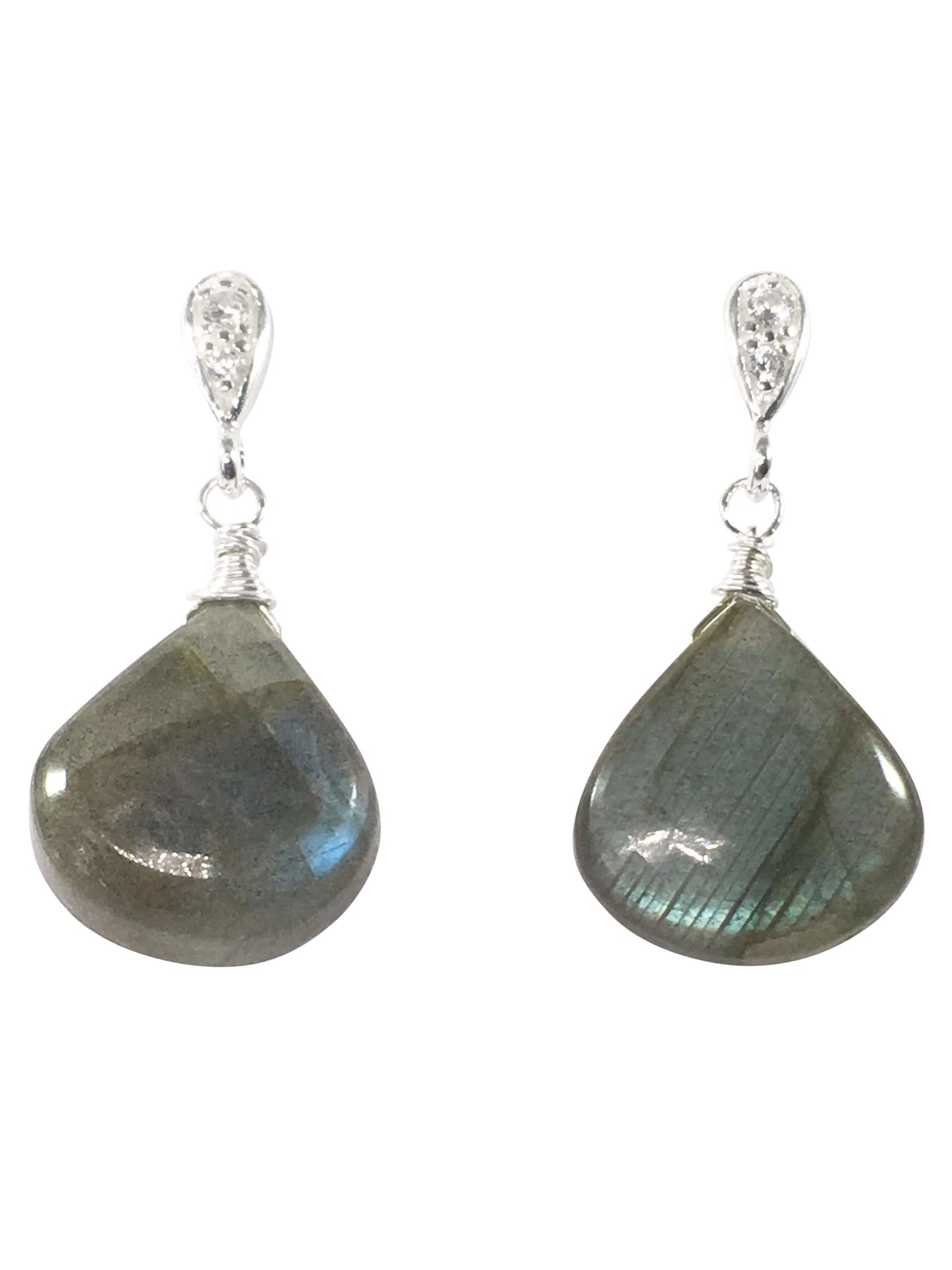 Earrings Labradorite Drop Earrings Jewelz Galore