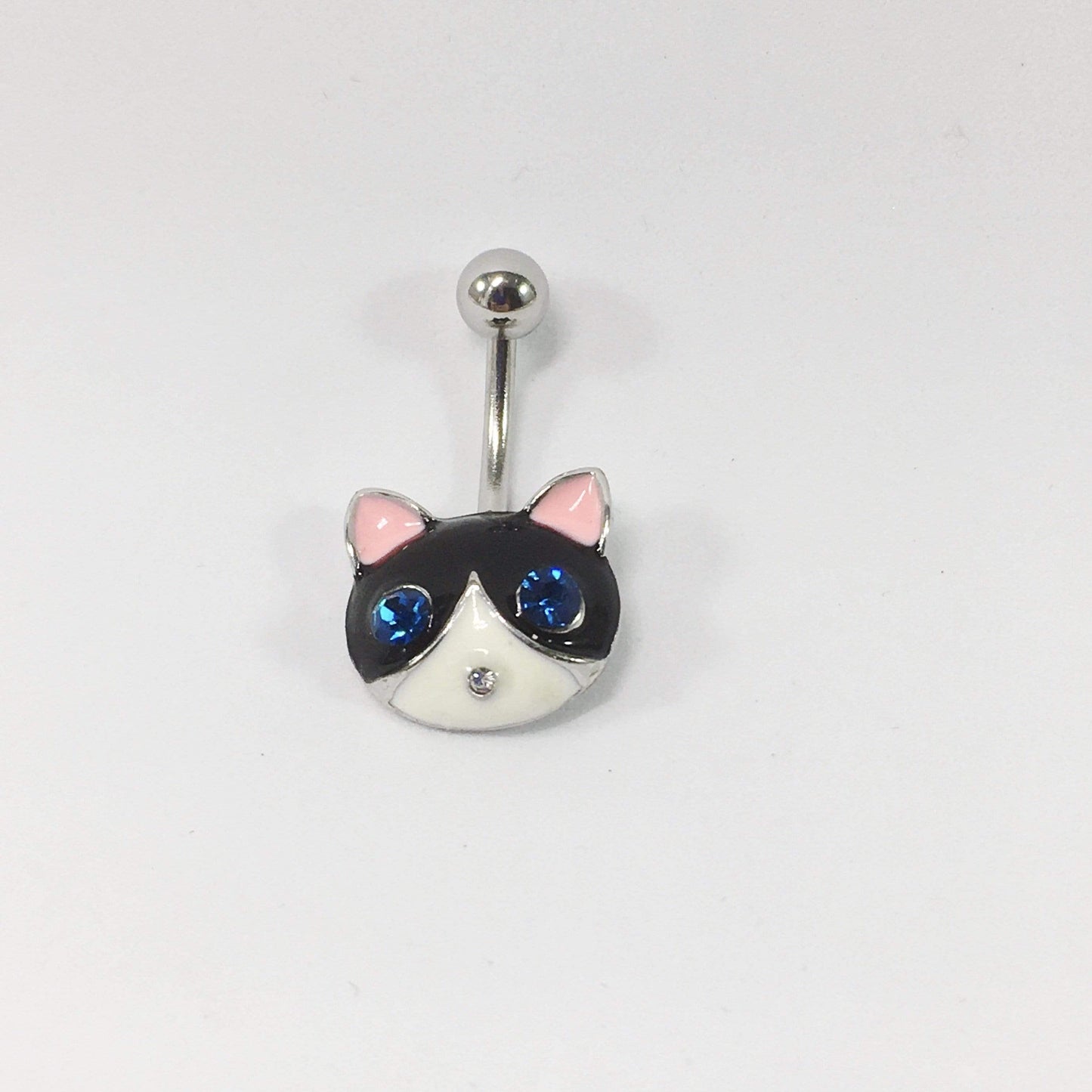 Belly Bars Black Cat Face Belly Bar Jewelz Galore Cat Face Belly Bar | Jewelz Galore | Ladies Body Jewellery Online