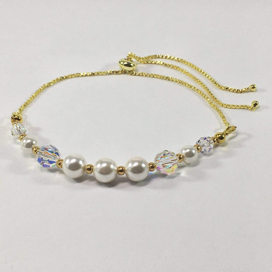 Bracelet Gold Pearl Bridal Bracelet Jewelz Galore Pearl Bridal Bracelet | Jewelz Galore | Jewellery