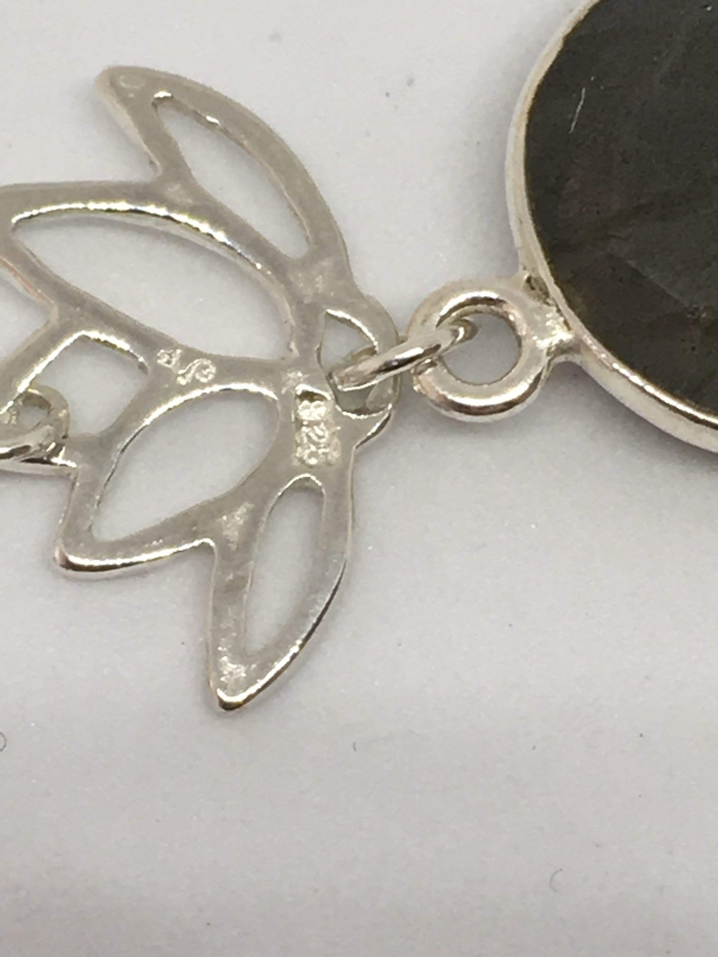 Bracelet Labradorite Lotus Bracelet Jewelz Galore Silver Labradorite Lotus Bracelet | Jewelz Galore | Jewellery Online