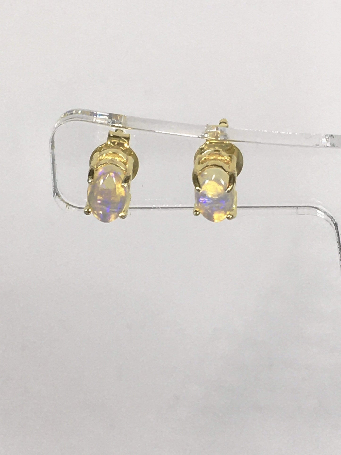 Earrings 18kt Gold Plated Sterling Silver Sterling Silver Coober Pedy Opal Stud Earrings Jewelz Galore Sterling Silver Coober Pedy Opal Earrings | Jewelz Galore | Jewellery