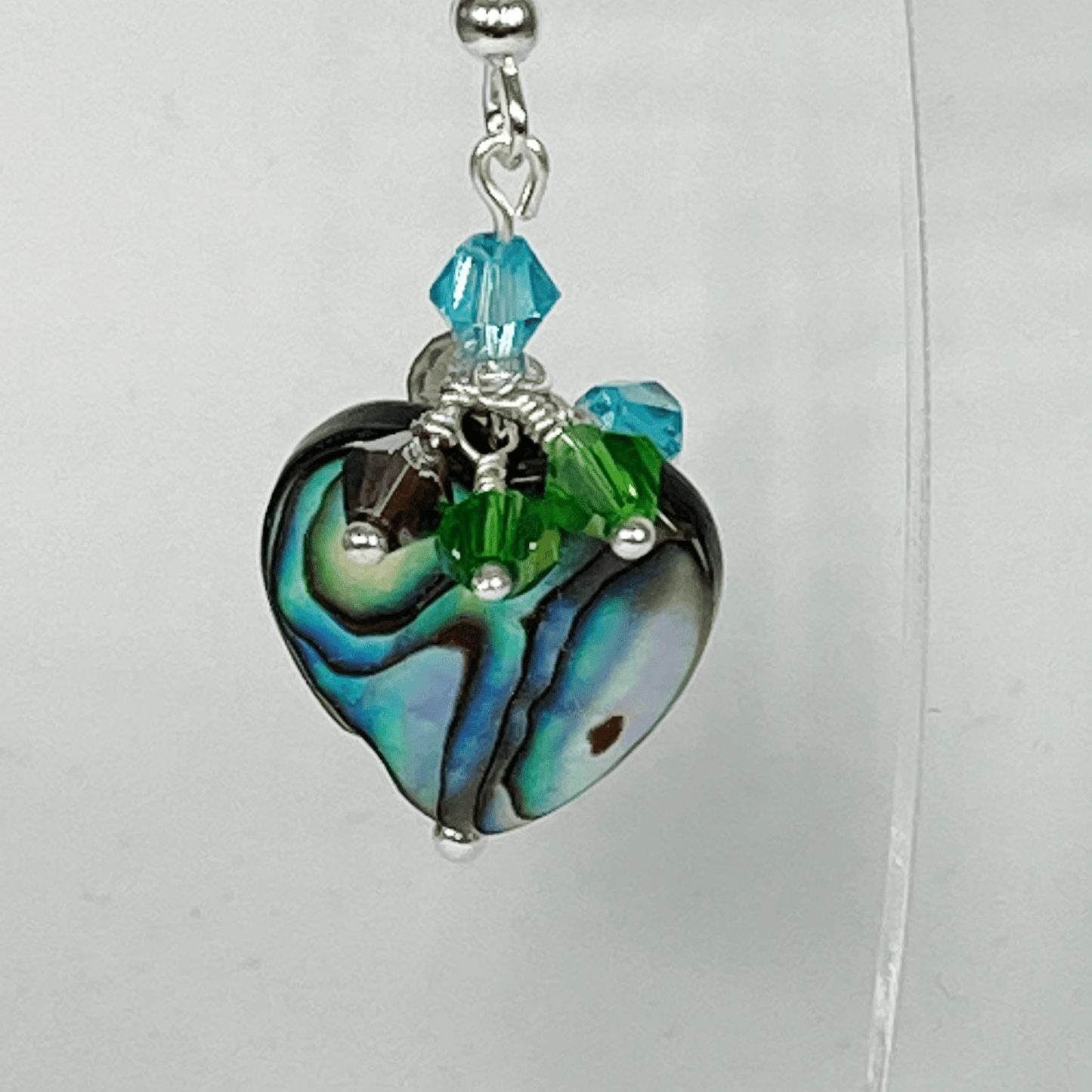 Earrings Abalone Heart Earrings Jewelz Galore Abalone Heart Earrings | Jewelz Galore | Artisan Jewellery