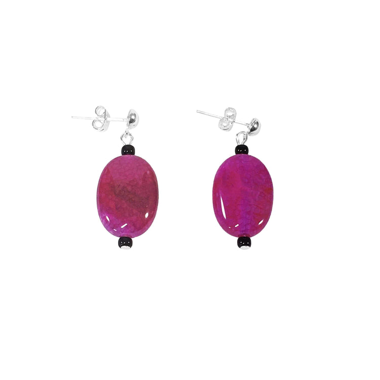 Handmade Agate Gemstone Earrings