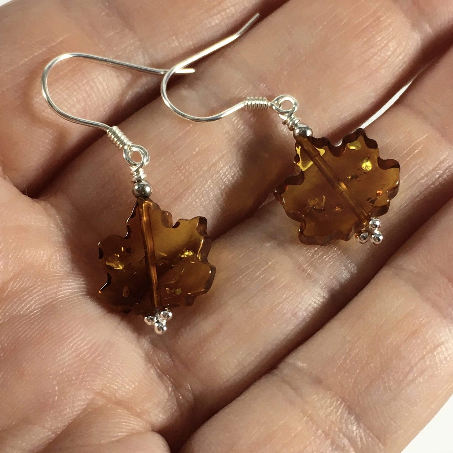 Earrings Baltic Amber Maple Leaf Earrings Jewelz Galore Baltic Amber Maple Leaf Earrings | Jewelz Galore | Jewellery