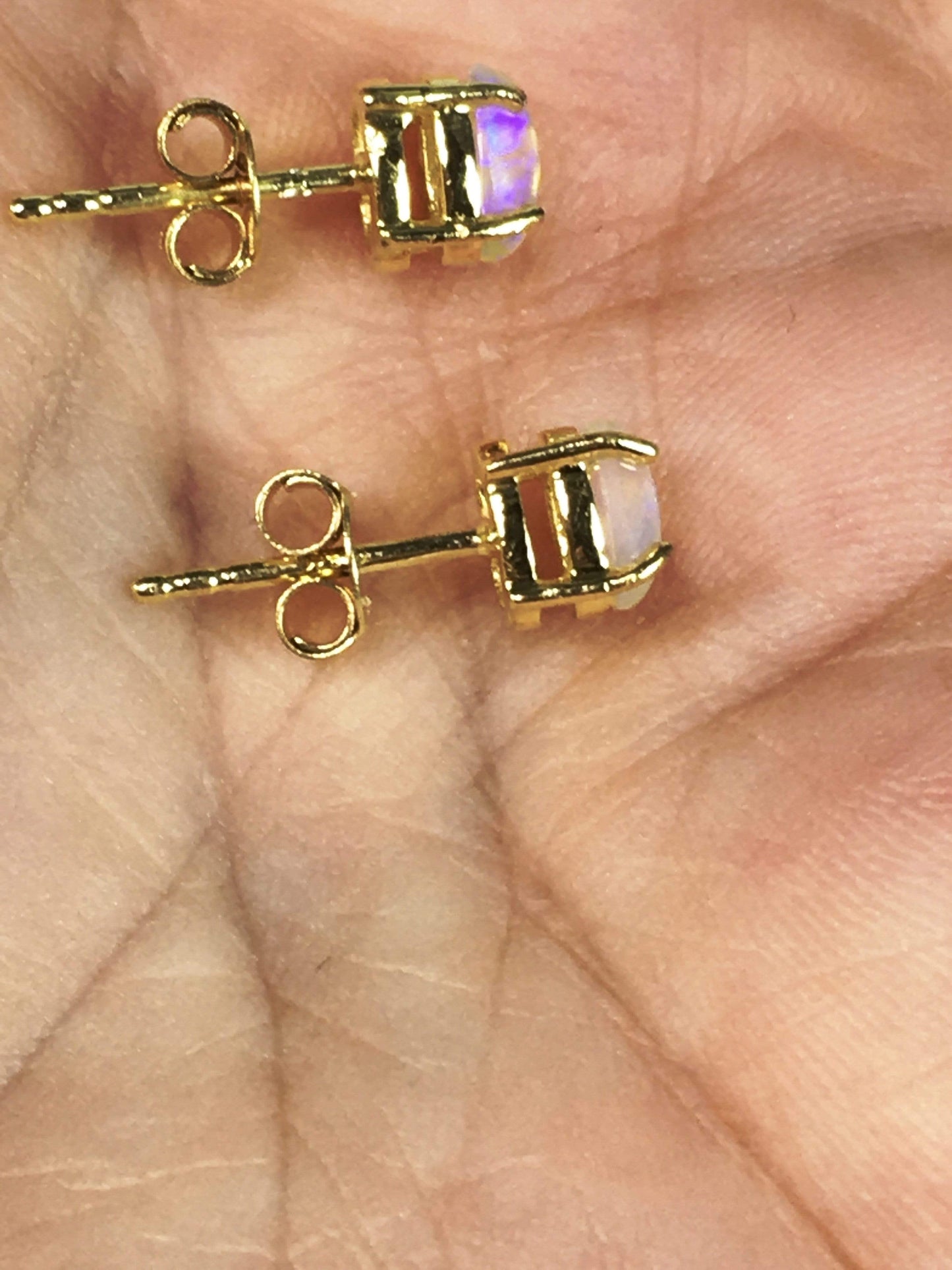 Earrings Sterling Silver Coober Pedy Opal Stud Earrings Jewelz Galore Sterling Silver Coober Pedy Opal Earrings | Jewelz Galore | Jewellery