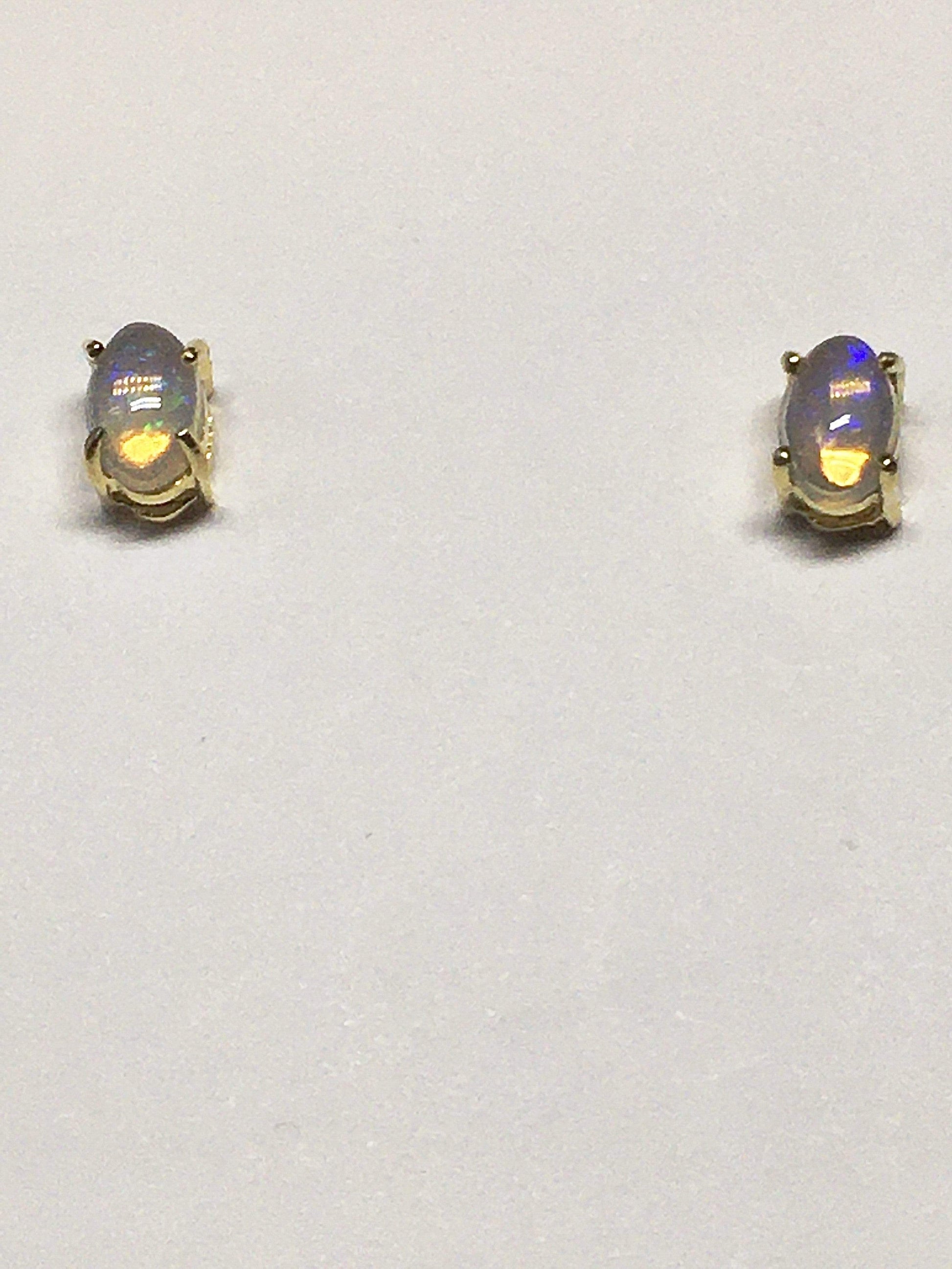 Earrings Sterling Silver Coober Pedy Opal Stud Earrings Jewelz Galore Sterling Silver Coober Pedy Opal Earrings | Jewelz Galore | Jewellery