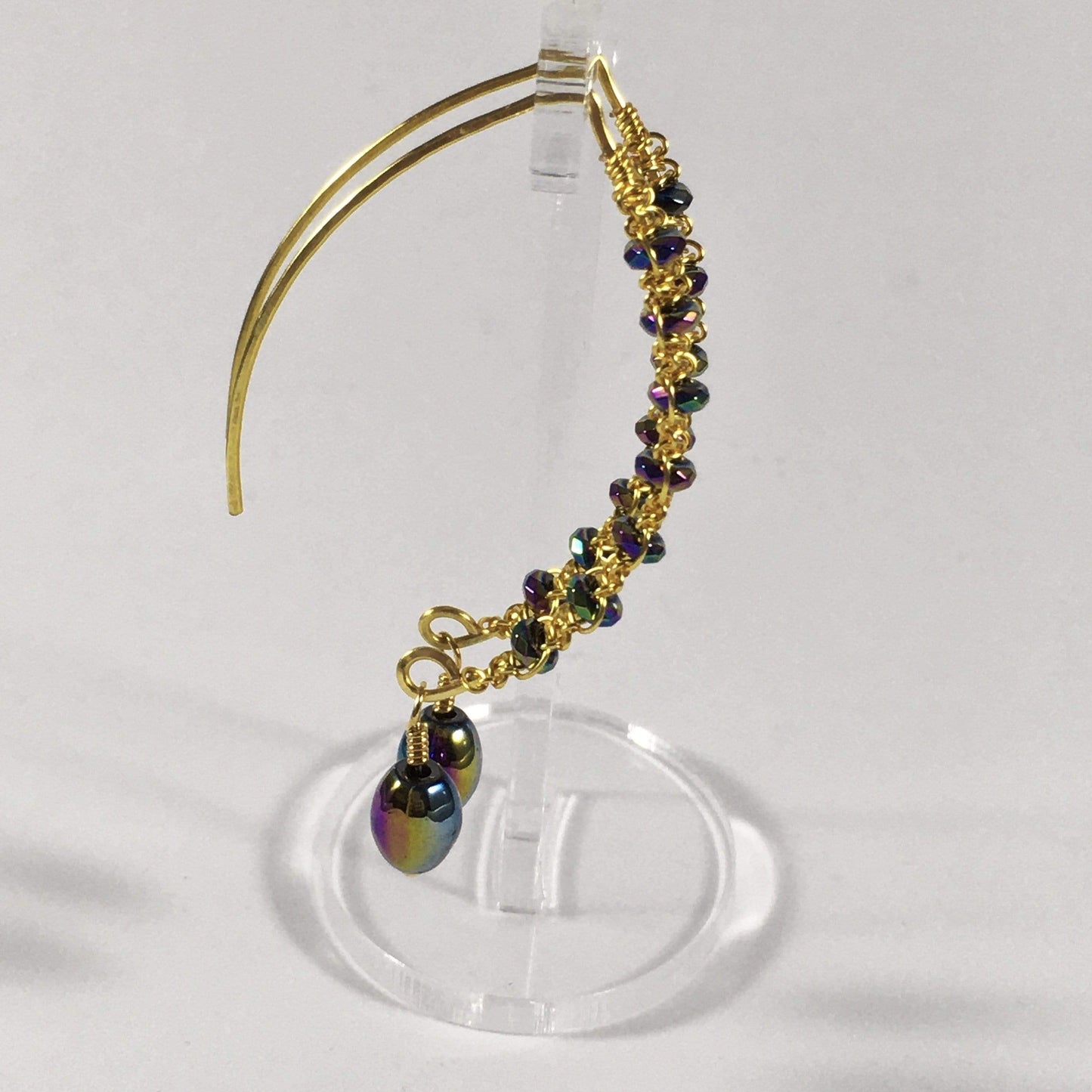 Earrings Rainbow Hematite Macrame Earrings Jewelz Galore Rainbow Hematite Macrame Earrings | Jewelz Galore | Jewellery