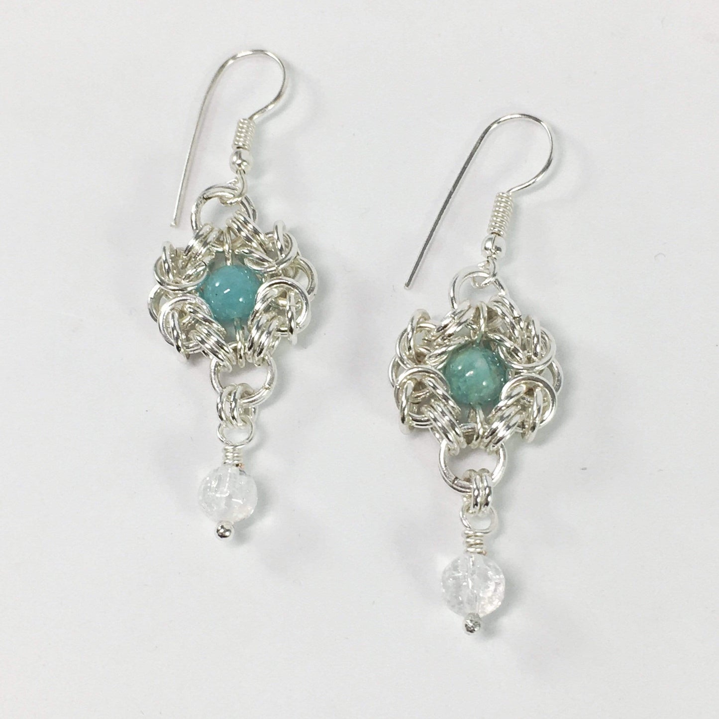 Necklace Amazonite Romanov Chainmaille Set Jewelz Galore Amazonite Romonov Chainmaille Necklace Set | Jewelz Galore | Jewellery