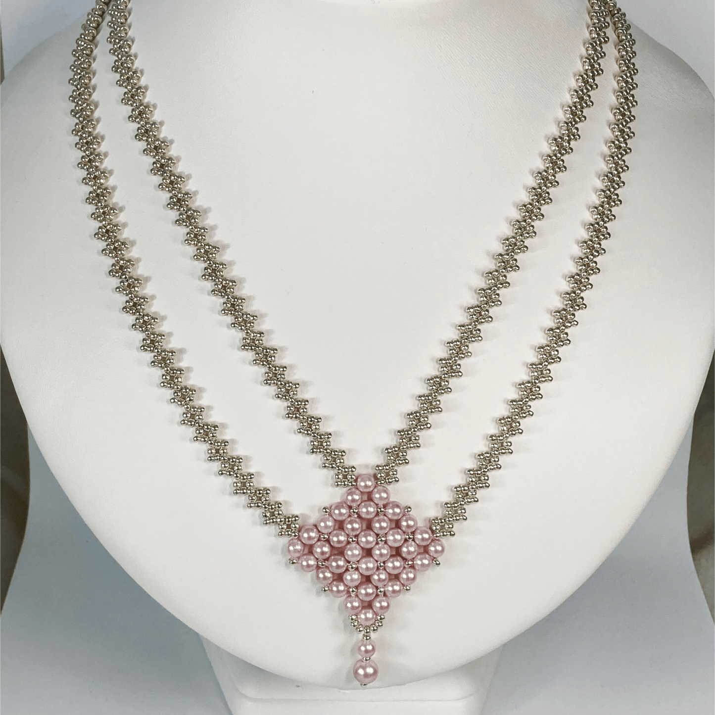 Necklace Beaded Bridal Necklace Set Jewelz Galore Shell Pearl Bridal Necklace Set | Jewelz Galore | Handmade Jewellery