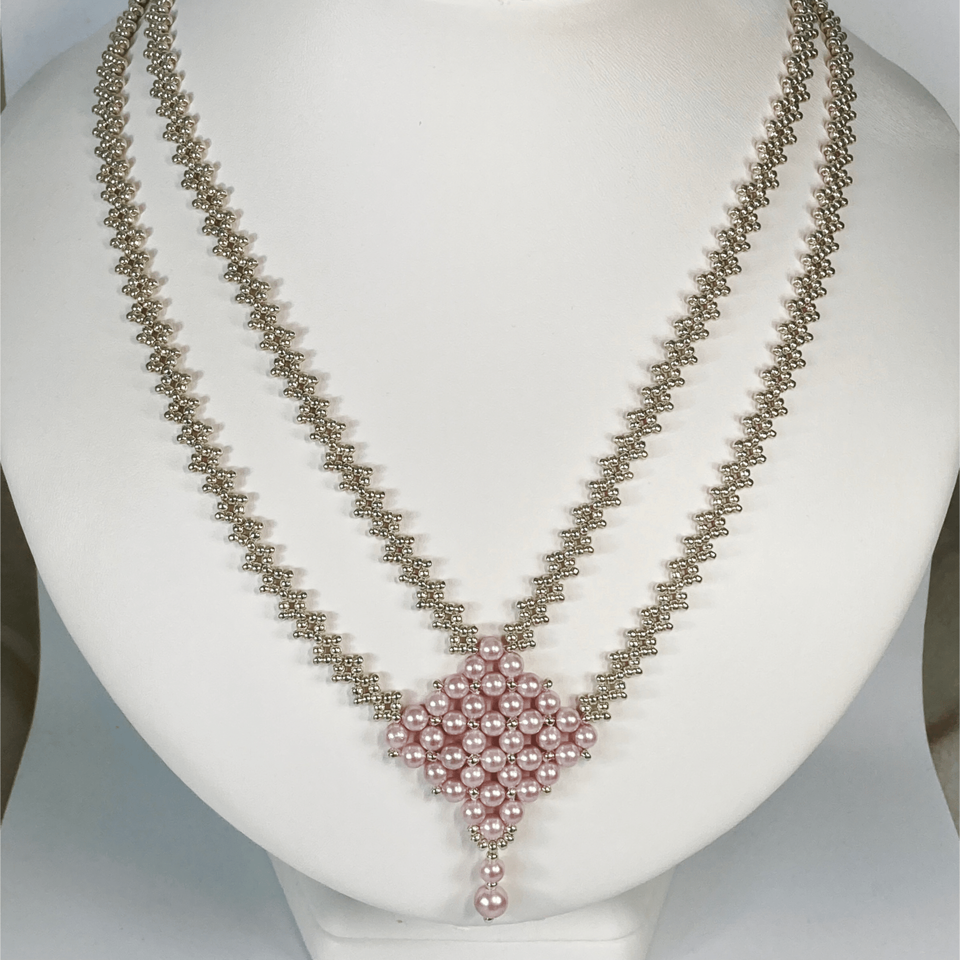 Necklace Beaded Bridal Necklace Set Jewelz Galore Shell Pearl Bridal Necklace Set | Jewelz Galore | Handmade Jewellery