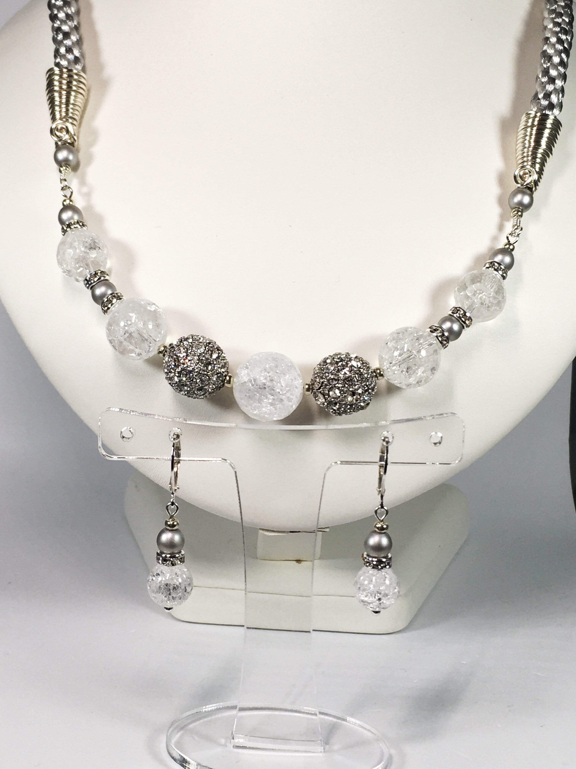 Necklace Crackled Quartz Necklace Set Jewelz Galore Crackled Quartz Necklace Set | Jewelz Galore | Jewellery