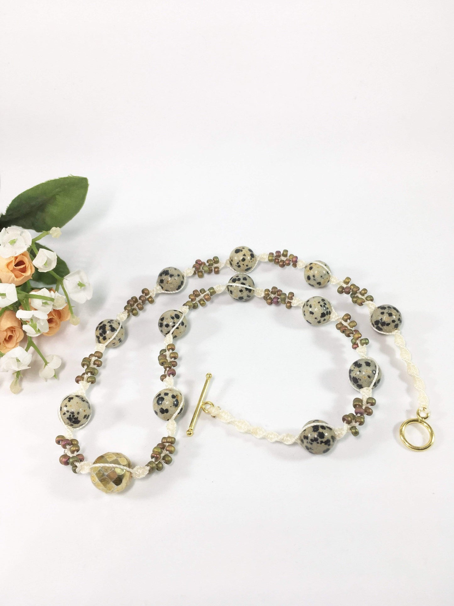 Necklace Dalmatian Jasper Necklace Jewelz Galore Dalmatian Jasper Necklace | Jewelz Galore | Cambridge