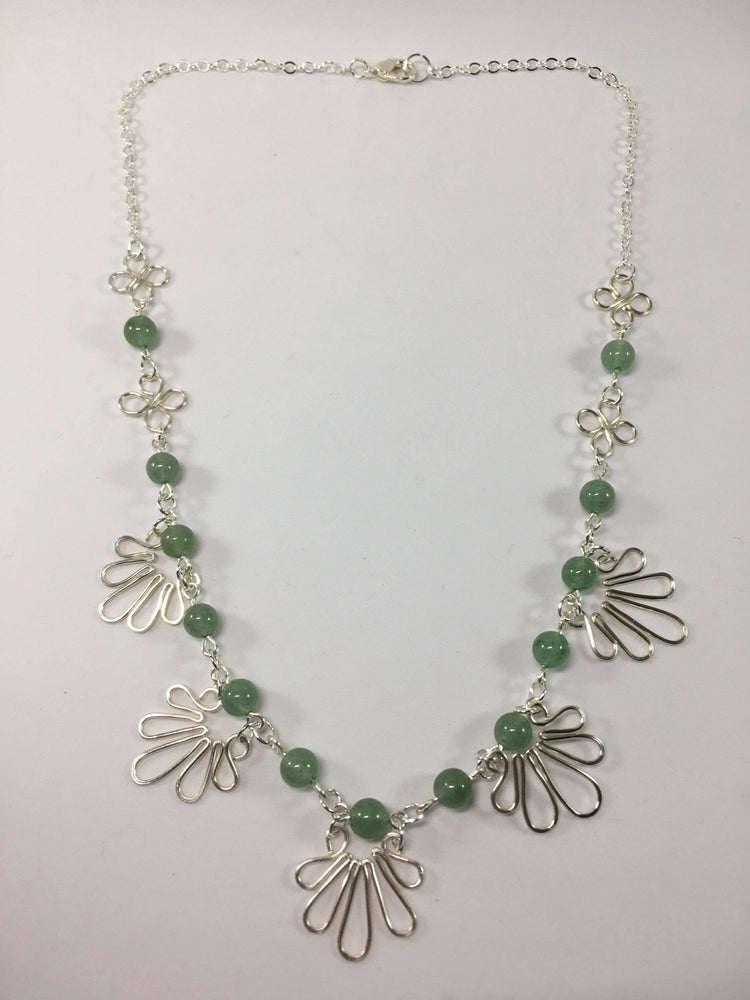 Gemstone Wings Necklace