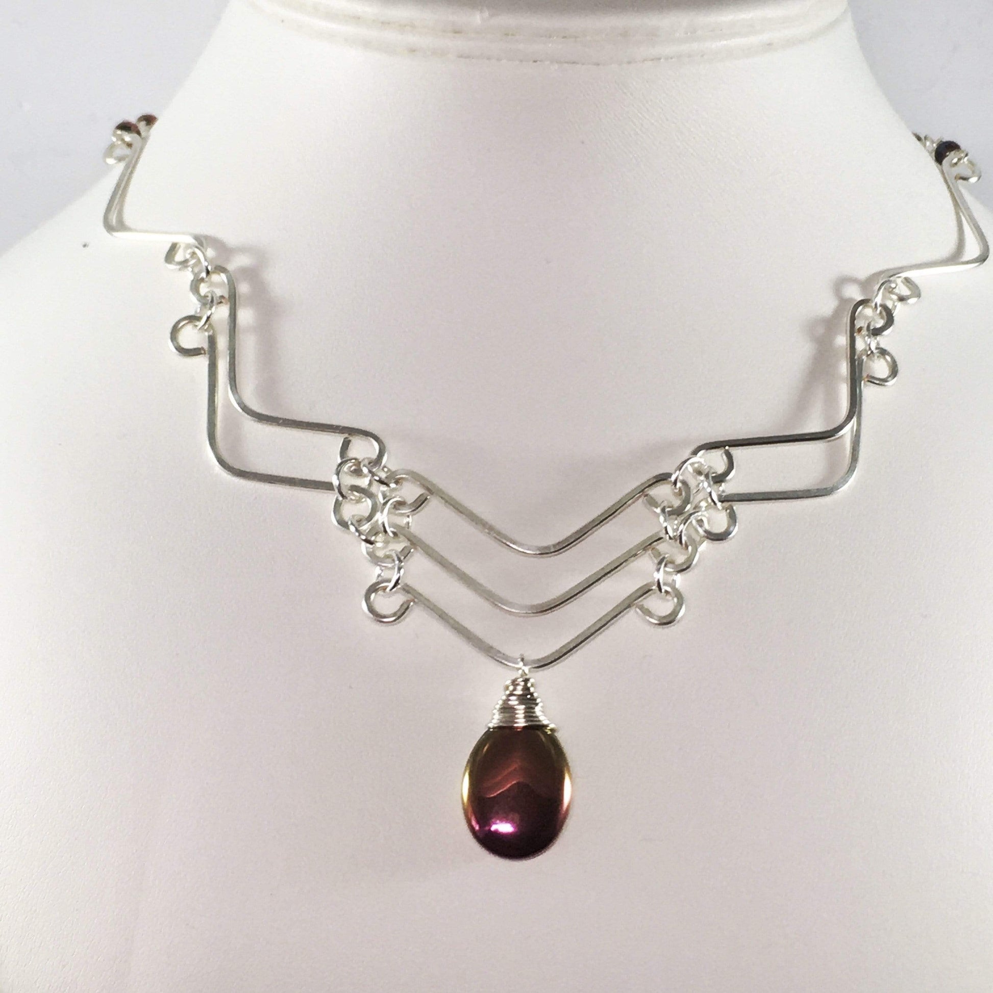 Necklace Hematite Wave Necklace Jewelz Galore Hematite Wave Necklace | Jewelz Galore | Jewellery