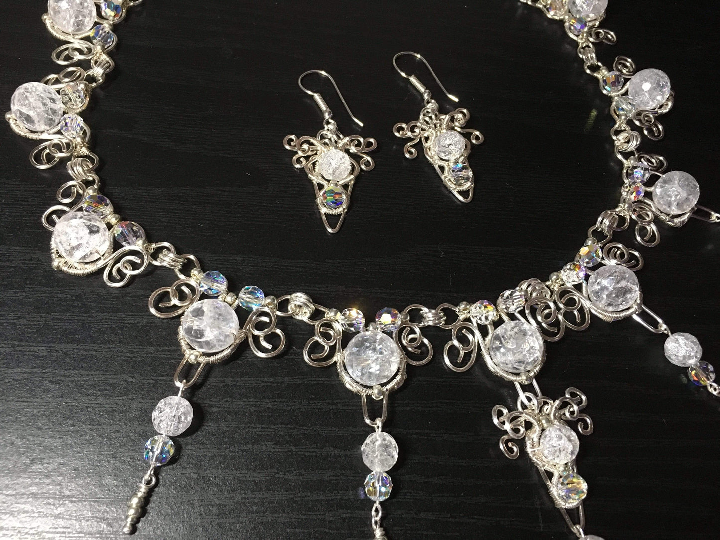 Necklace Icicle Bridal Necklace Set Jewelz Galore Icicle Bridal Necklace Set | Jewelz Galore | Jewellery