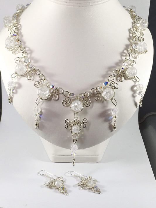Necklace Icicle Bridal Necklace Set Jewelz Galore Icicle Bridal Necklace Set | Jewelz Galore | Jewellery