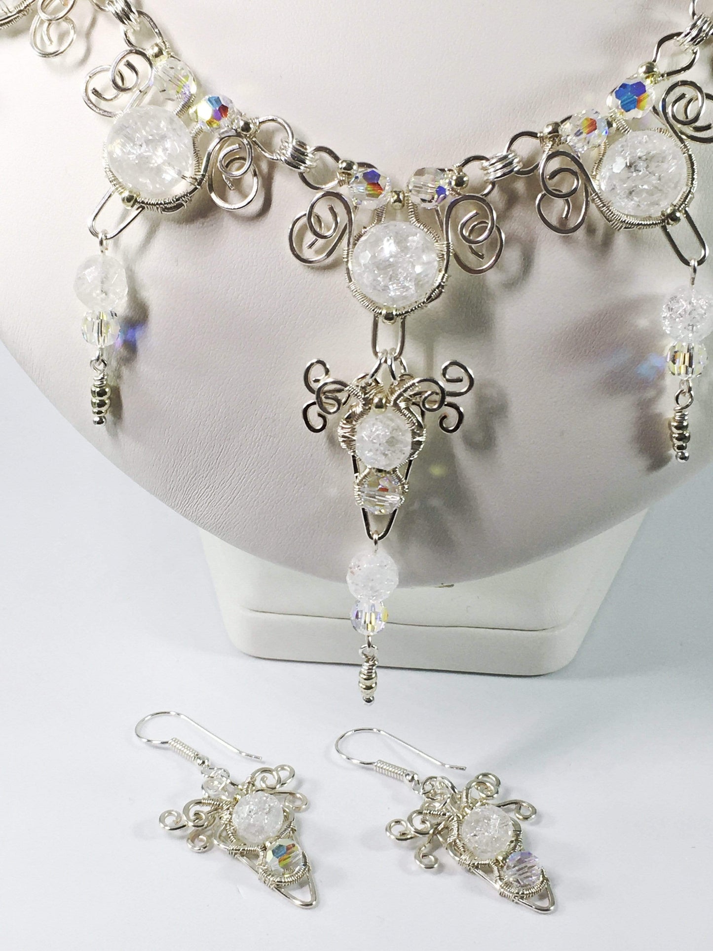 Necklace Icicle Bridal Necklace Set Jewelz Galore Icicle Bridal Necklace Set | Jewelz Galore | Jewellery