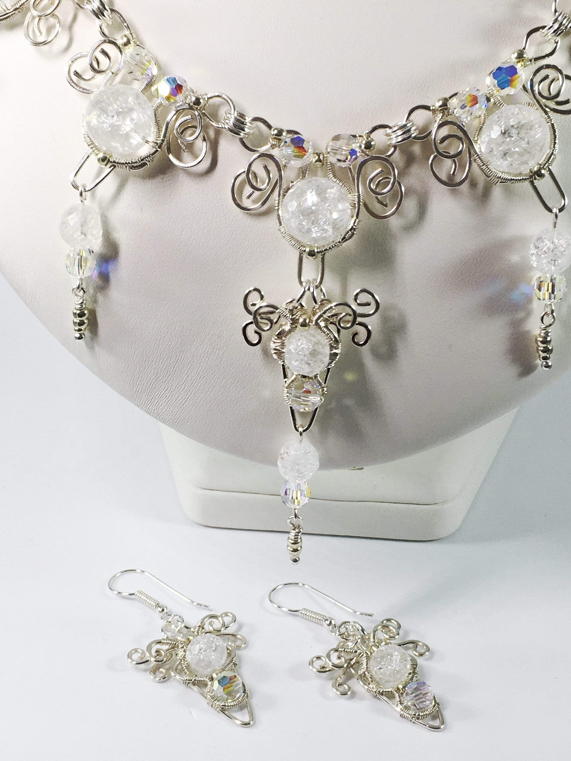 Necklace Icicle Bridal Necklace Set Jewelz Galore Icicle Bridal Necklace Set | Jewelz Galore | Jewellery