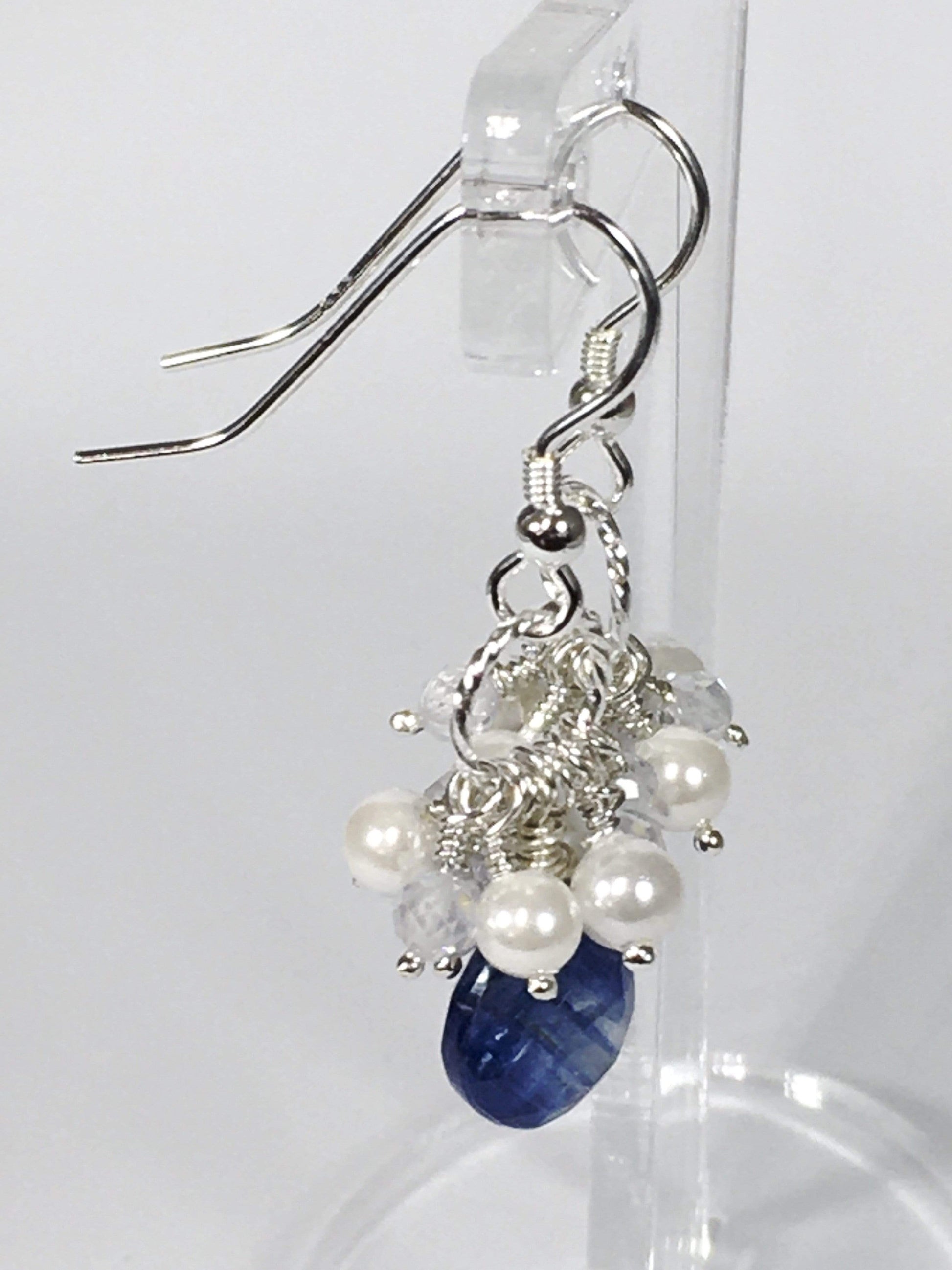 Necklace Kyanite And Zircon Cluster Necklace Set Jewelz Galore Kyanite And Zircon Cluster Necklace Set | Jewelz Galore | Jewellery