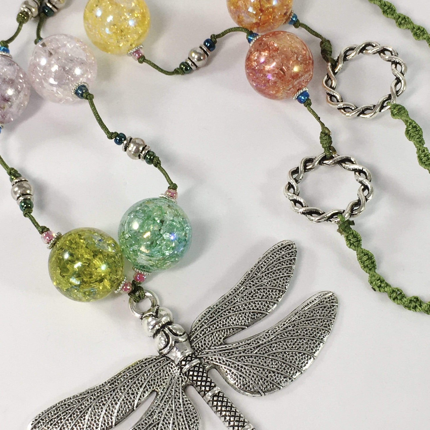 Necklace Rainbow Quartz Dragonfly Necklace Jewelz Galore Rainbow Dragonfly Necklace | Jewelz Galore | Jewellery