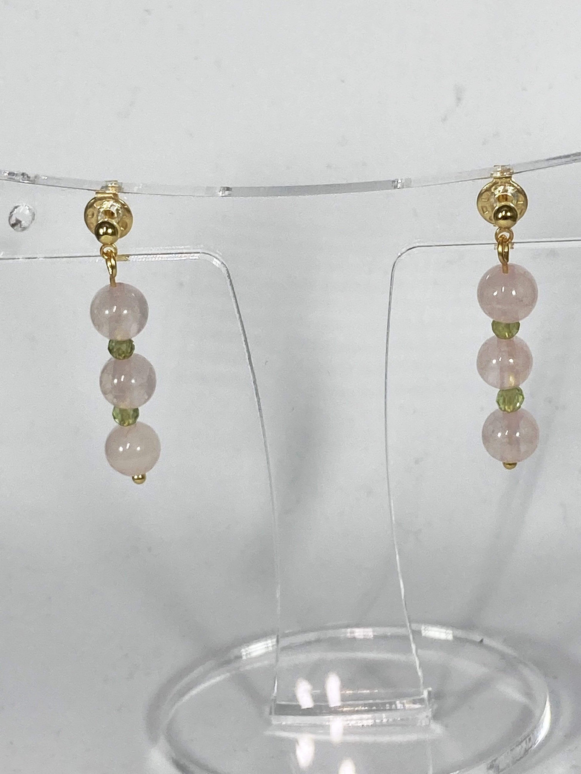 Necklace Rose Quartz And Peridot Necklace Set Jewelz Galore Rose Quartz And Peridot Necklace Set | Jewelz Galore | Cambridge UK