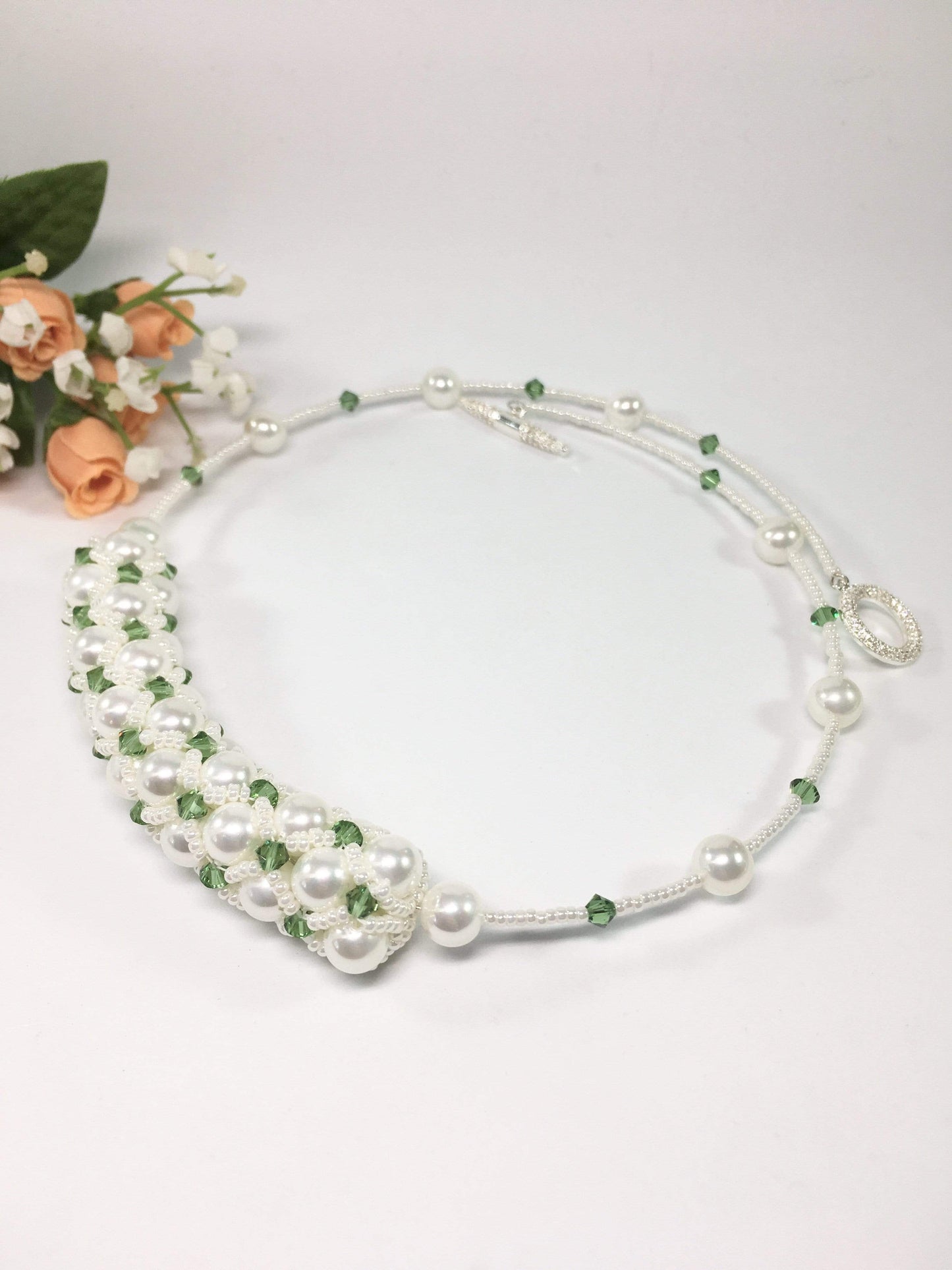 Necklace Shell Pearl Netted Bridal Necklace Jewelz Galore Shell Pearl Bridal Necklace | Jewelz Galore | Jewellery