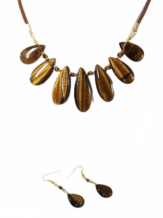 Necklace Tigers Eye Necklace Set Jewelz Galore Tigers Eye Necklace Set | Jewelz Galore | Jewellery