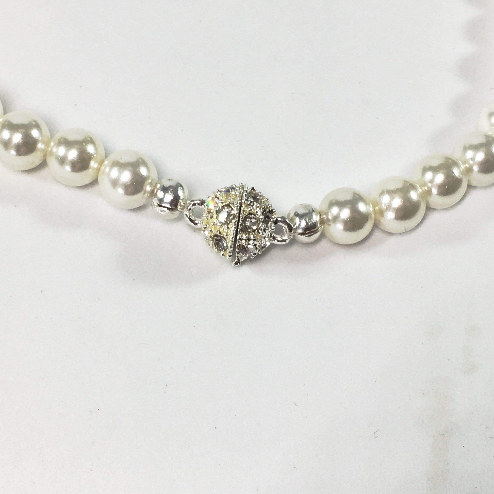 Necklace White Shell Pearl Bridal Necklace Set Jewelz Galore Shell Pearl Bridal Set | Jewelz Galore | Jewellery